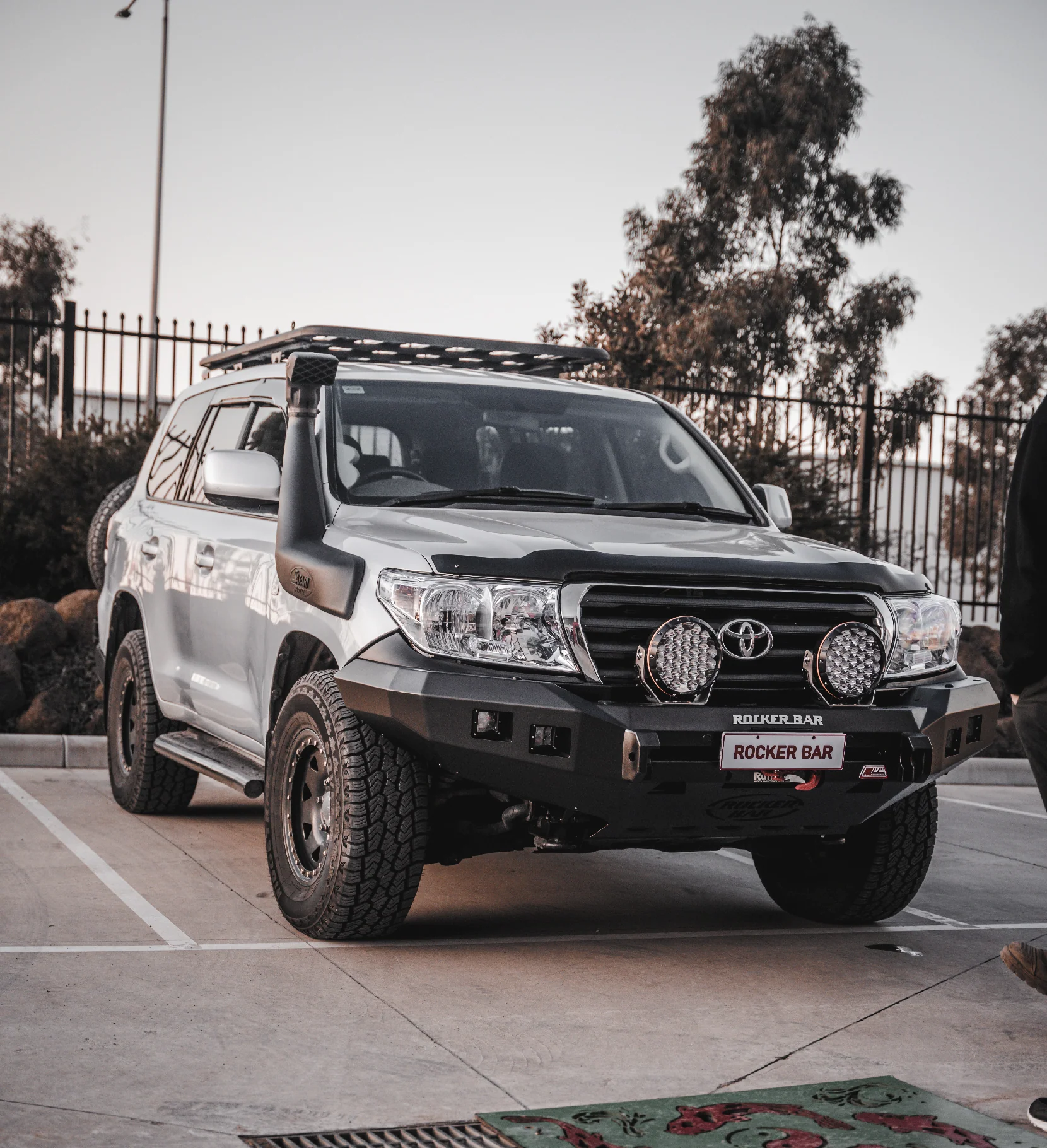 Land Cruiser 200 series prefacelift 2007-2015 078-01SQ Rocker Bull Bar No Loop Package - SKU MCC-01008-7801SQ - Image 2