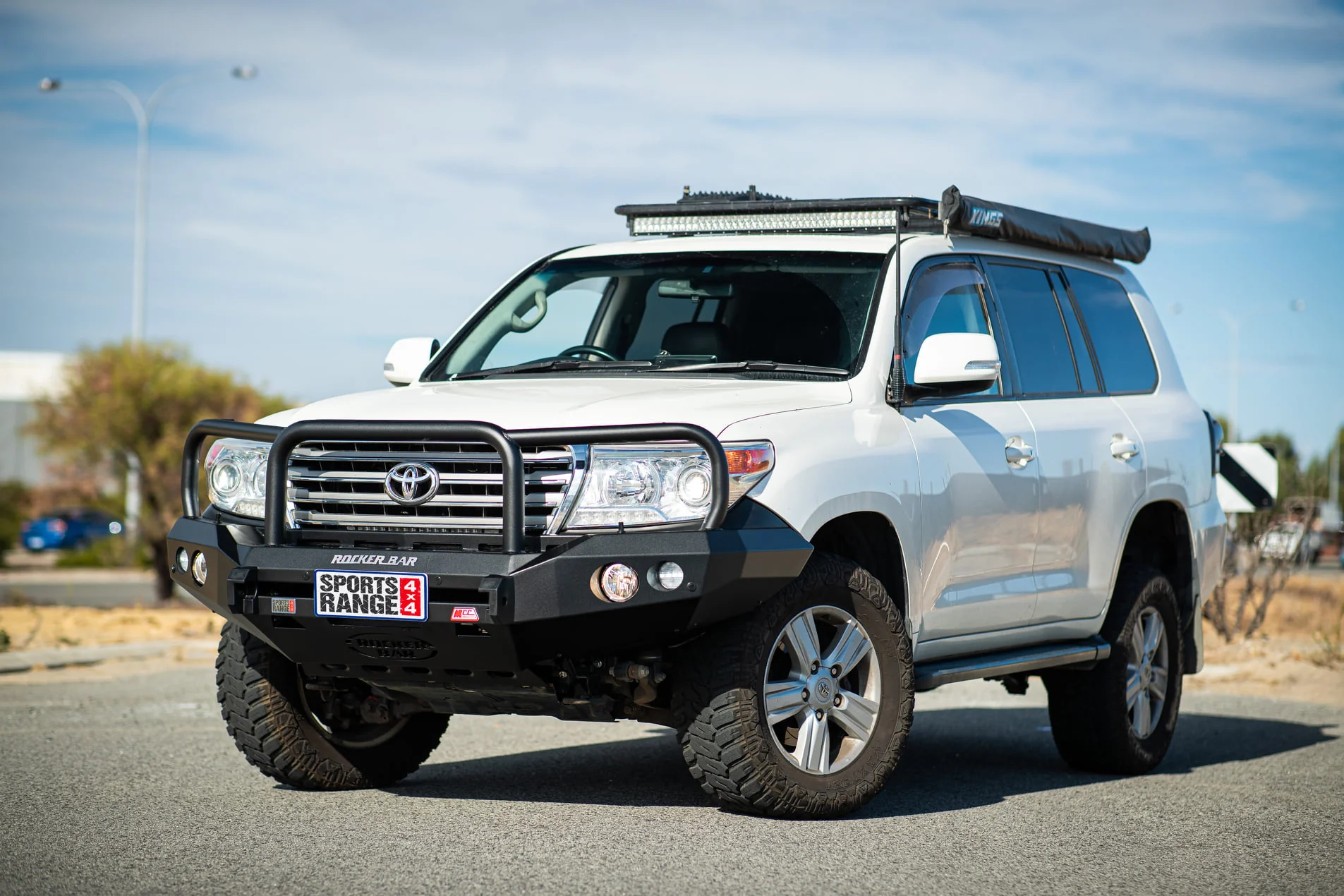 Land Cruiser 200 series prefacelift 2007-2015 078-02SQ Rocker Bull Bar Triple Loops Package - SKU MCC-01008-7802SQ - Image 3