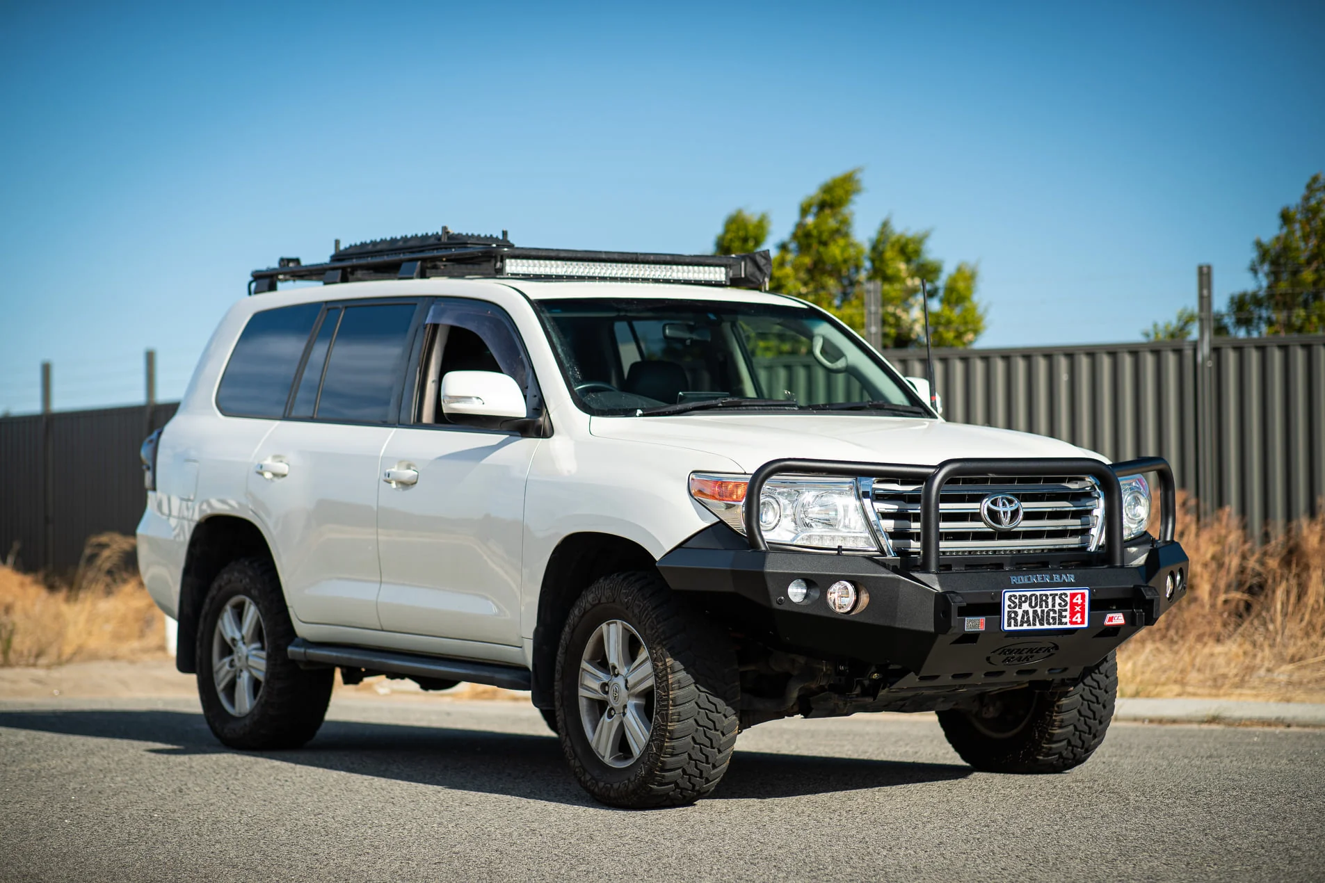Land Cruiser 200 series prefacelift 2007-2015 078-02SQ Rocker Bull Bar Triple Loops Package - SKU MCC-01008-7802SQ - Image 4