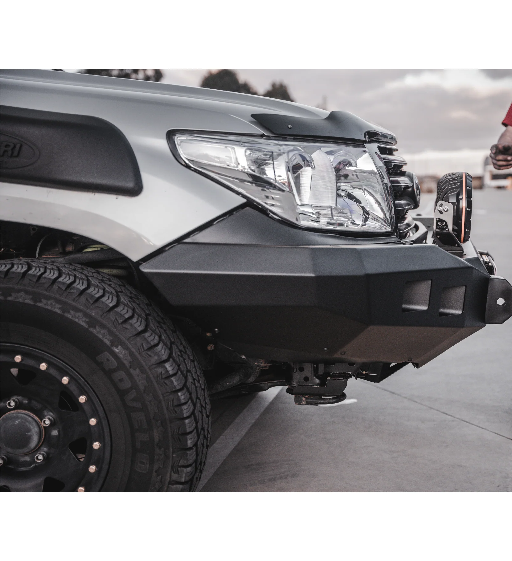 Land Cruiser 200 series prefacelift 2007-2015 078-01SQ Rocker Bull Bar No Loop Package - SKU MCC-01008-7801SQ - Image 5