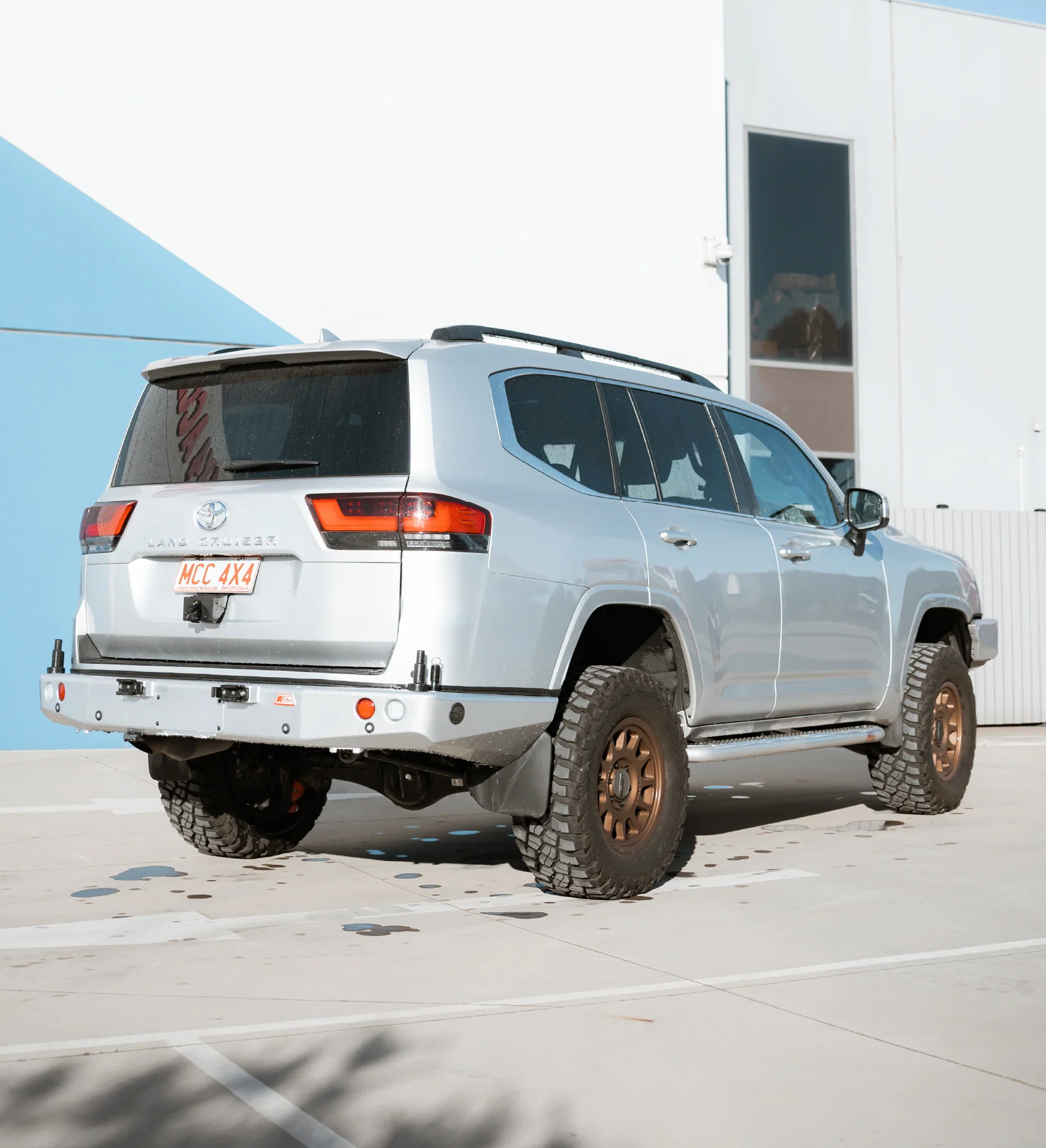 Land Cruiser 300 Series 2022-On - 022-02 Rear Wheel Carrier Bar Only Package - SKU MCC-01023-202 - Image 2