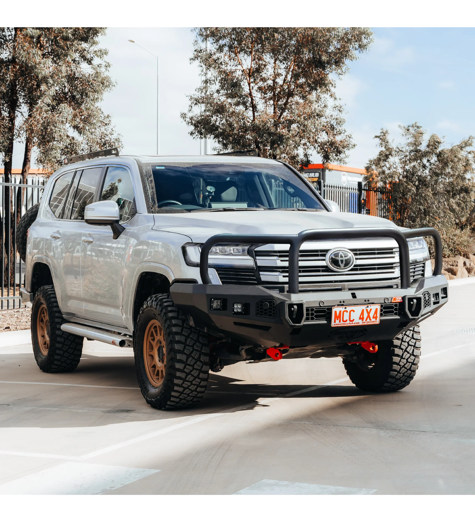 Land Cruiser 300 Series 2022-On - 078-02SQ Rocker Bull Bar Triple Loops Package - SKU MCC-01023-7802SQ - Image 2