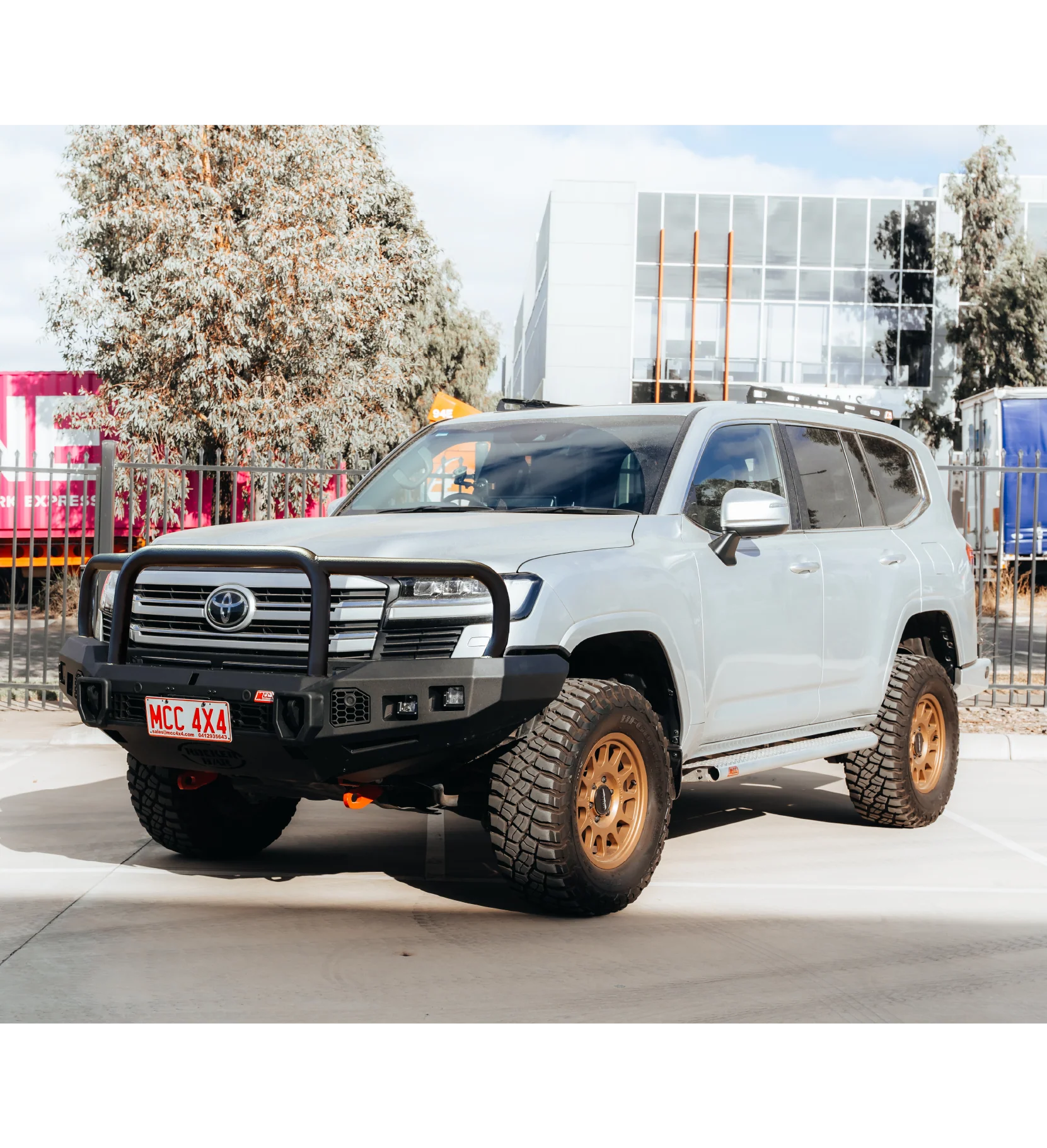 Land Cruiser 300 Series 2022-On - 078-02SQ Rocker Bull Bar Triple Loops Package - SKU MCC-01023-7802SQ - Image 4