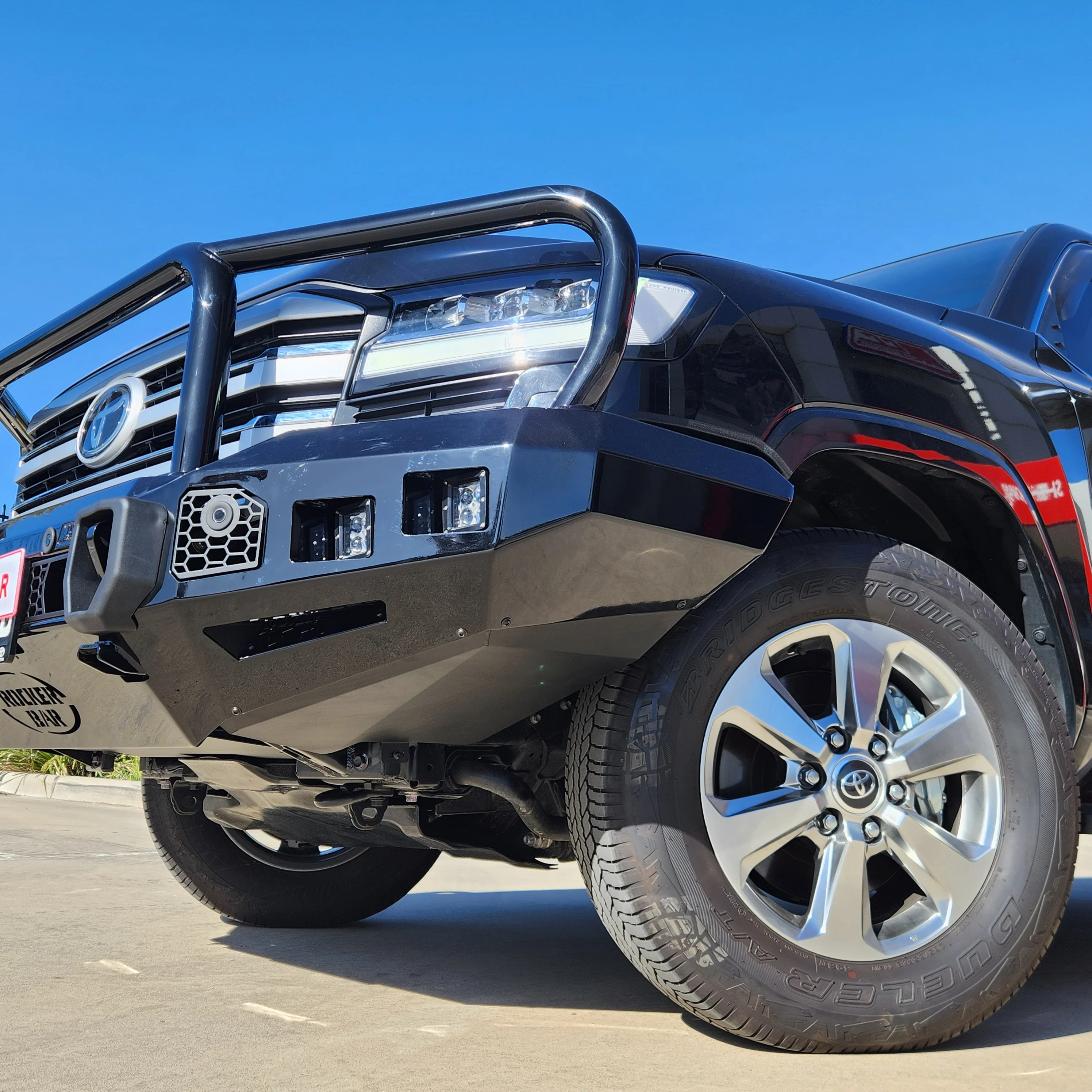 Land Cruiser 300 Series 2022-On - 078-02SQ Rocker Bull Bar Triple Loops Package - SKU MCC-01023-7802SQ - Image 9