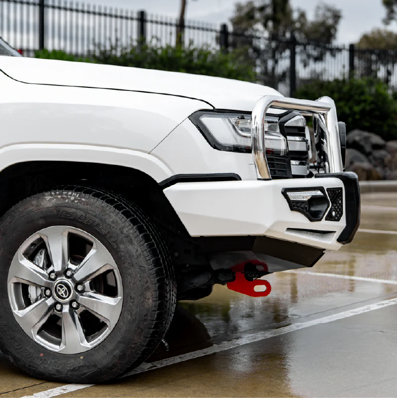 Land Cruiser 300 Series 2022-On - 808-01 Phoenix Bull Bar Triple Stainless Loops Package - SKU MCC-01023-801 - Image 5