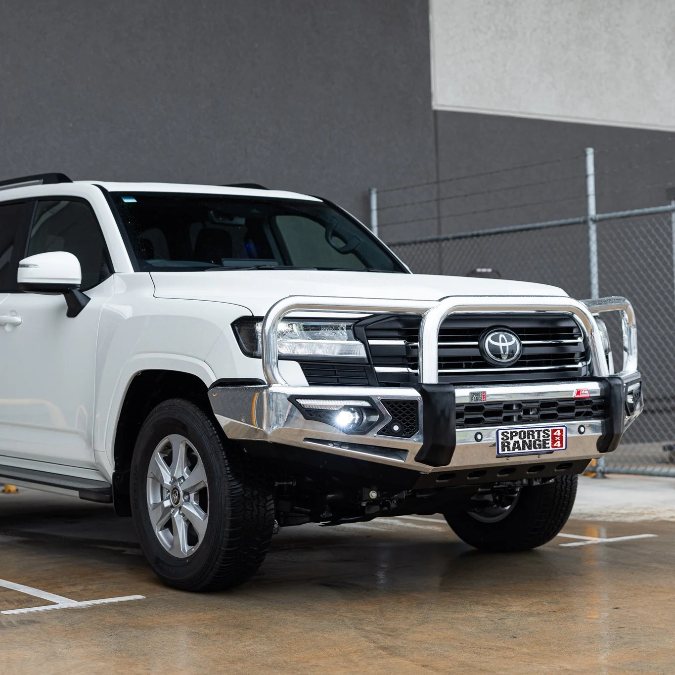 Land Cruiser 300 Series 2022-On - 808-01A Alloy Phoenix Bull Bar Triple Loops Package - Image 2