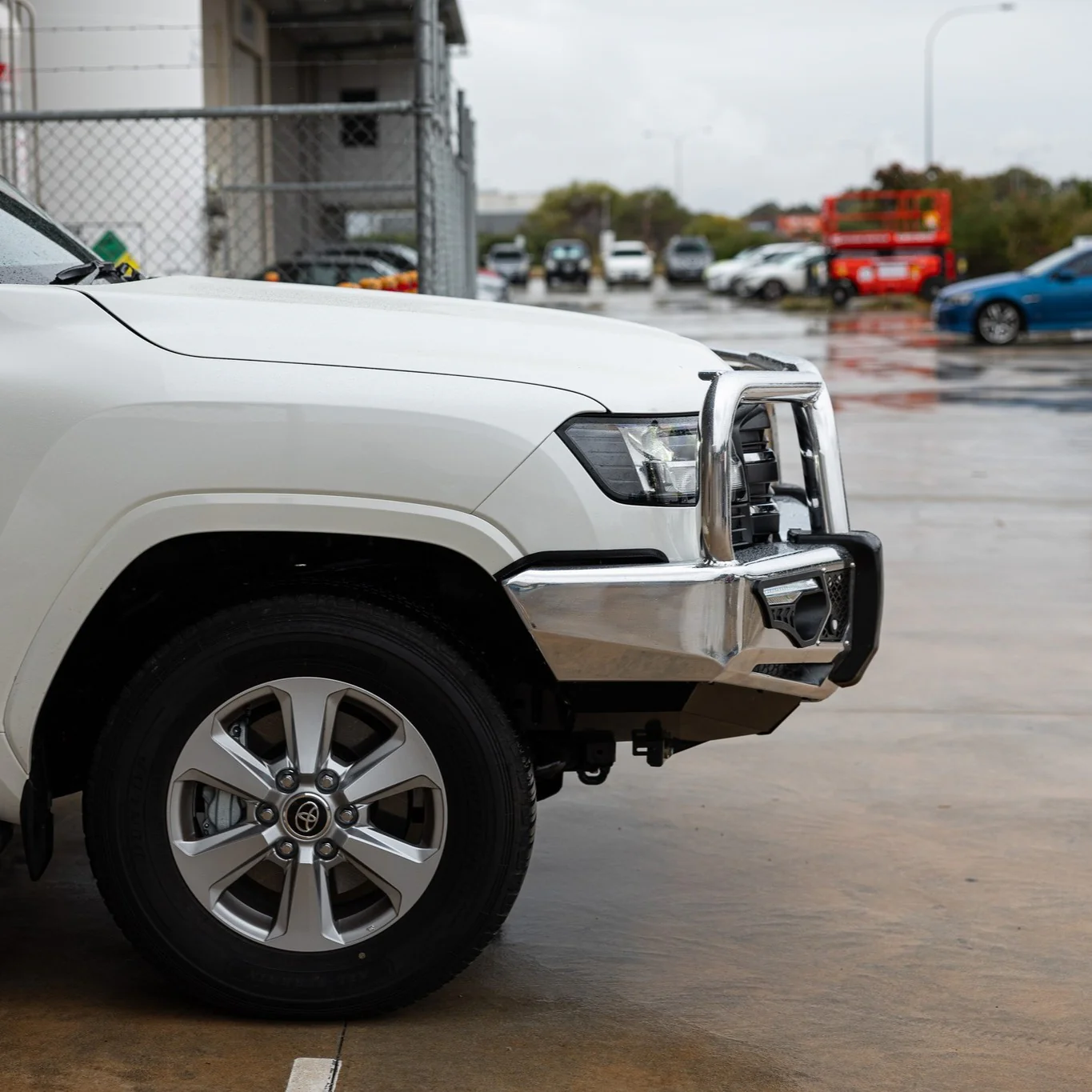 Land Cruiser 300 Series 2022-On - 808-01A Alloy Phoenix Bull Bar Triple Loops Package - Image 7