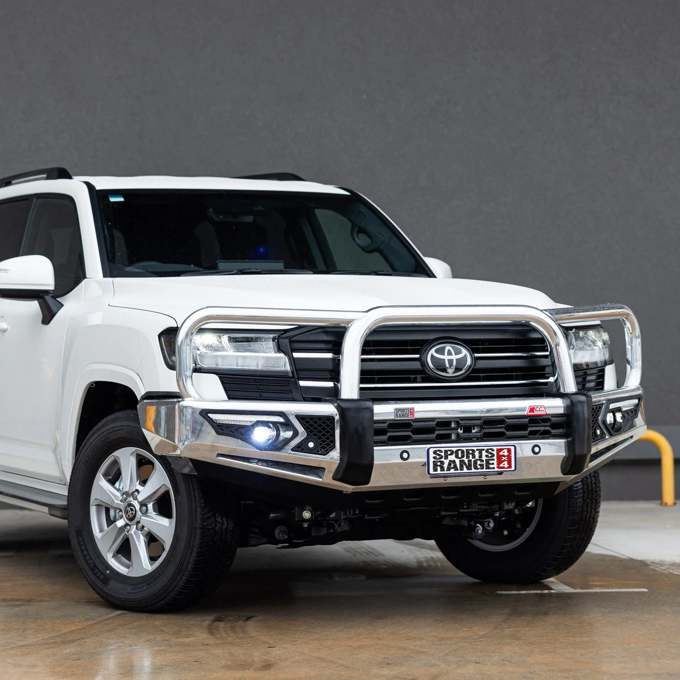 Land Cruiser 300 Series 2022-On - 808-01A Alloy Phoenix Bull Bar Triple Loops Package - Image 8