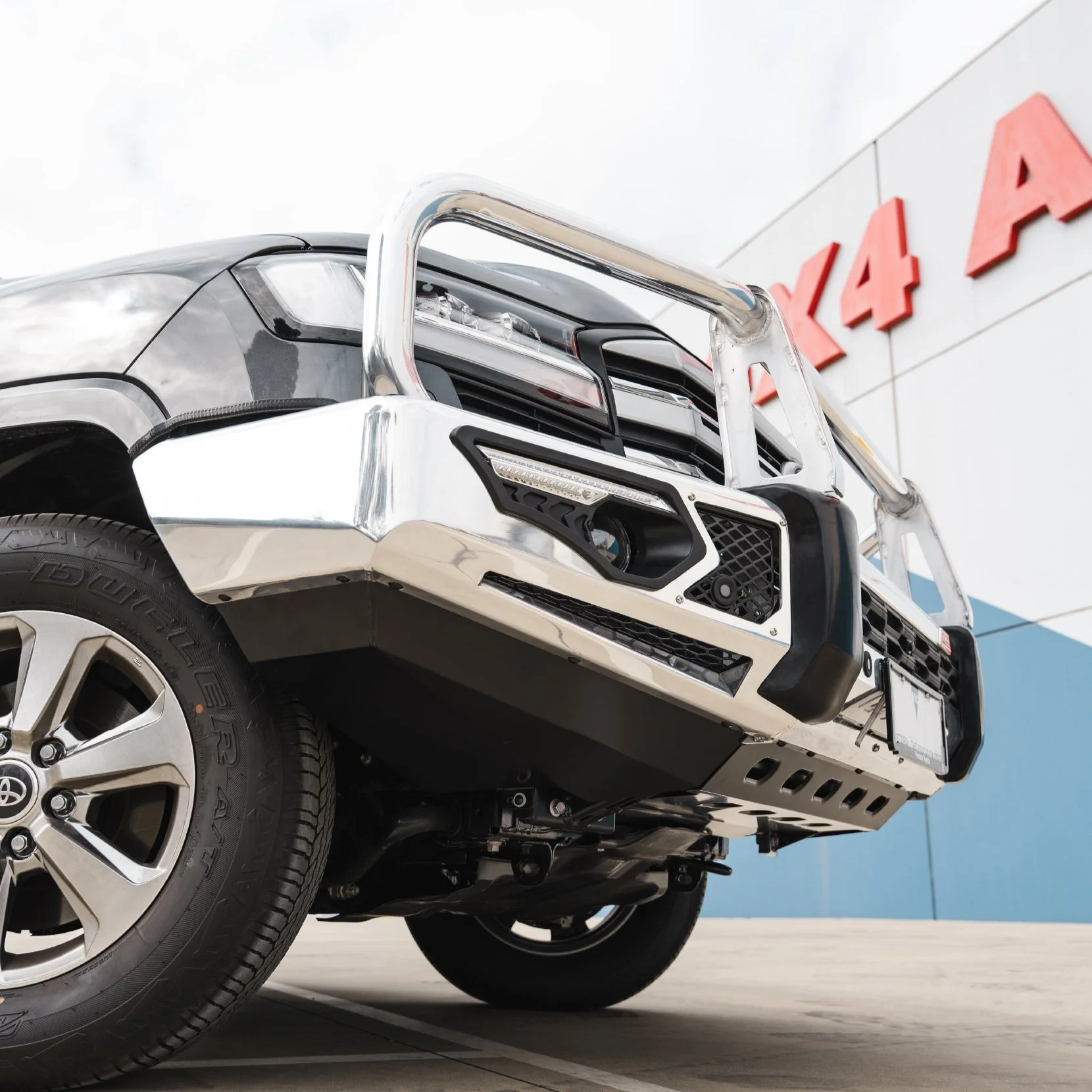 Land Cruiser 300 Series 2022-On - 808-02A Alloy Phoenix Bull Bar A-Frame Package - SKU MCC-01023-802AW - Image 5