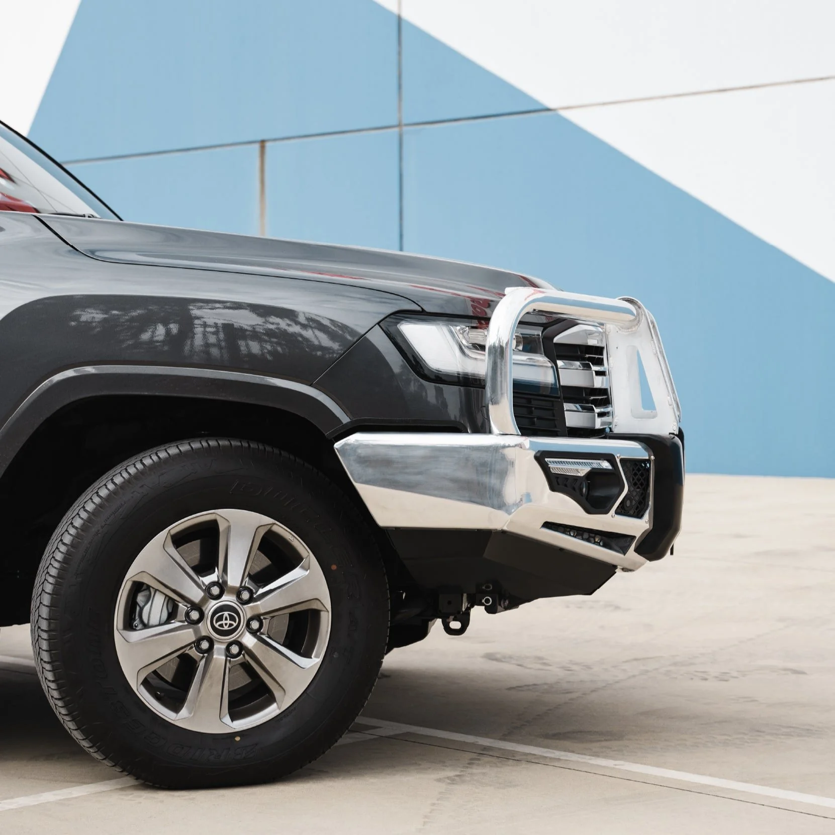 Land Cruiser 300 Series 2022-On - 808-02A Alloy Phoenix Bull Bar A-Frame Package - SKU MCC-01023-802AW - Image 6
