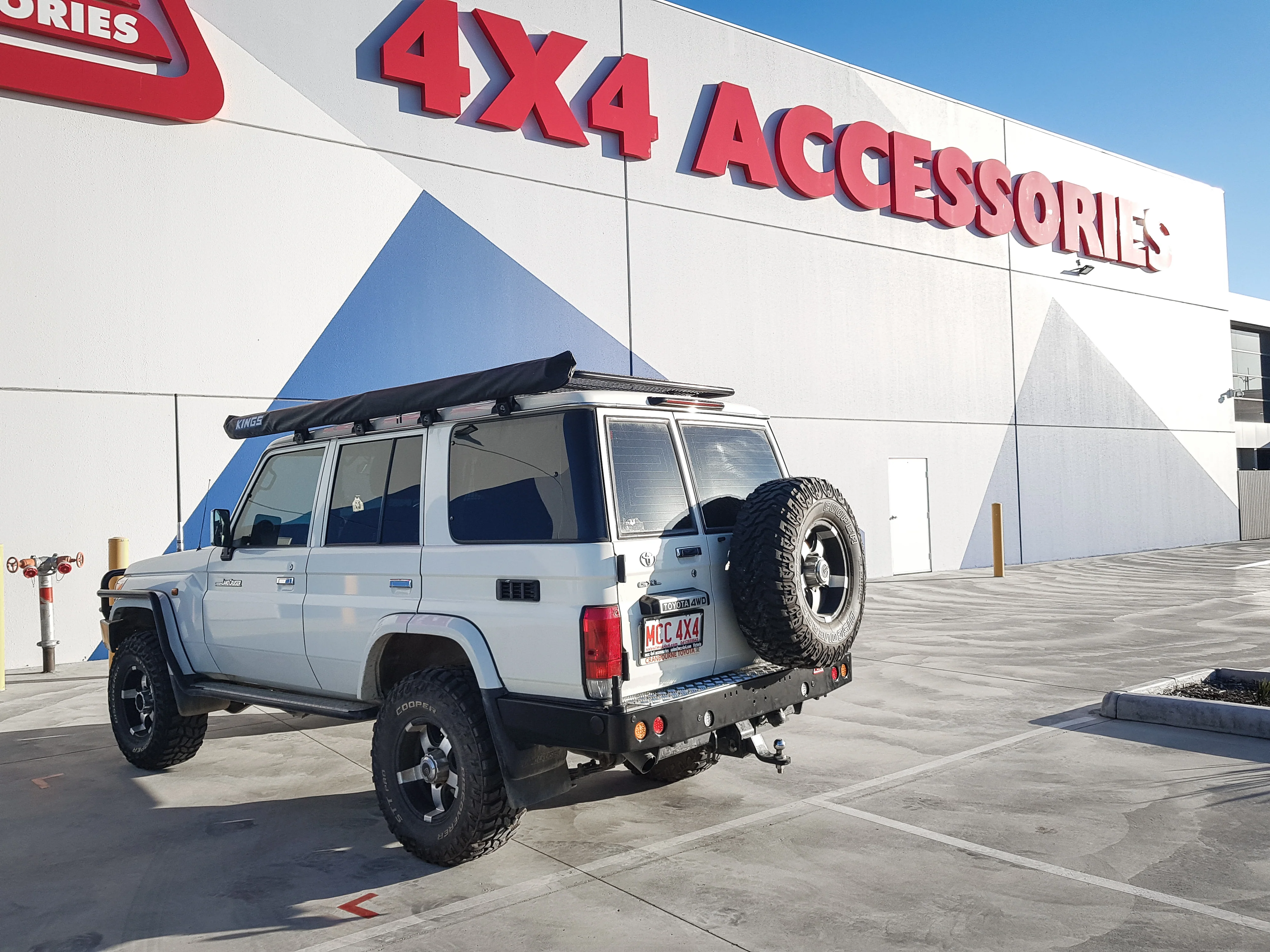 Land Cruiser 70 series 1984-2022 022-02 Rear Wheel Carrier Bar Only Package - SKU MCC-01003-202 - Image 2