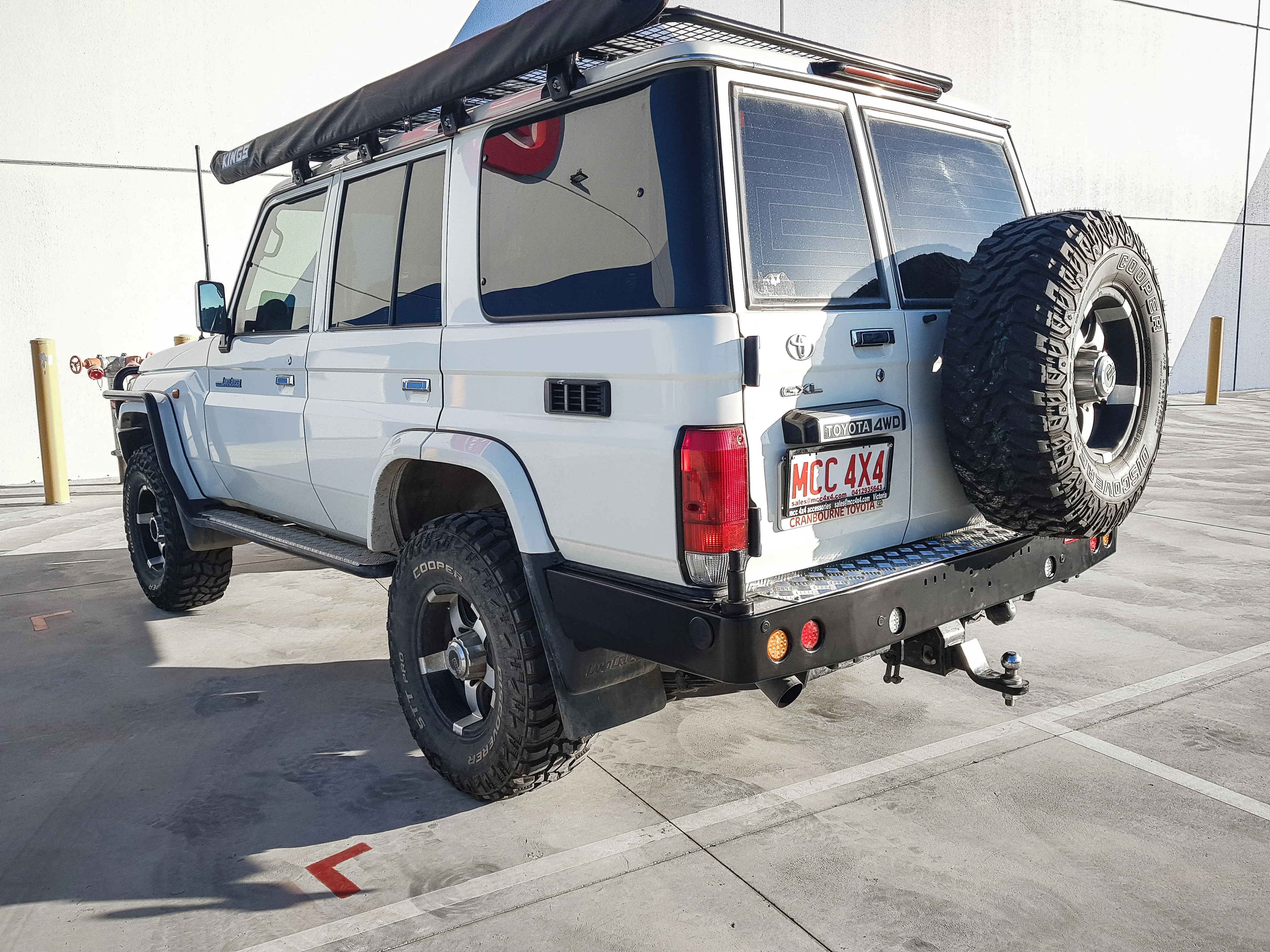 Land Cruiser 70 series 1984-2022 022-02 Rear Wheel Carrier Bar Only Package - SKU MCC-01003-202 - Image 4