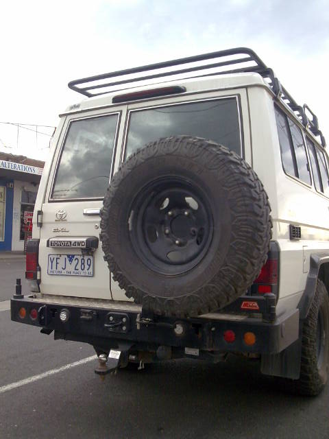 Land Cruiser 70 series 1984-2022 022-02 Rear Wheel Carrier Bar Only Package - SKU MCC-01003-202 - Image 6