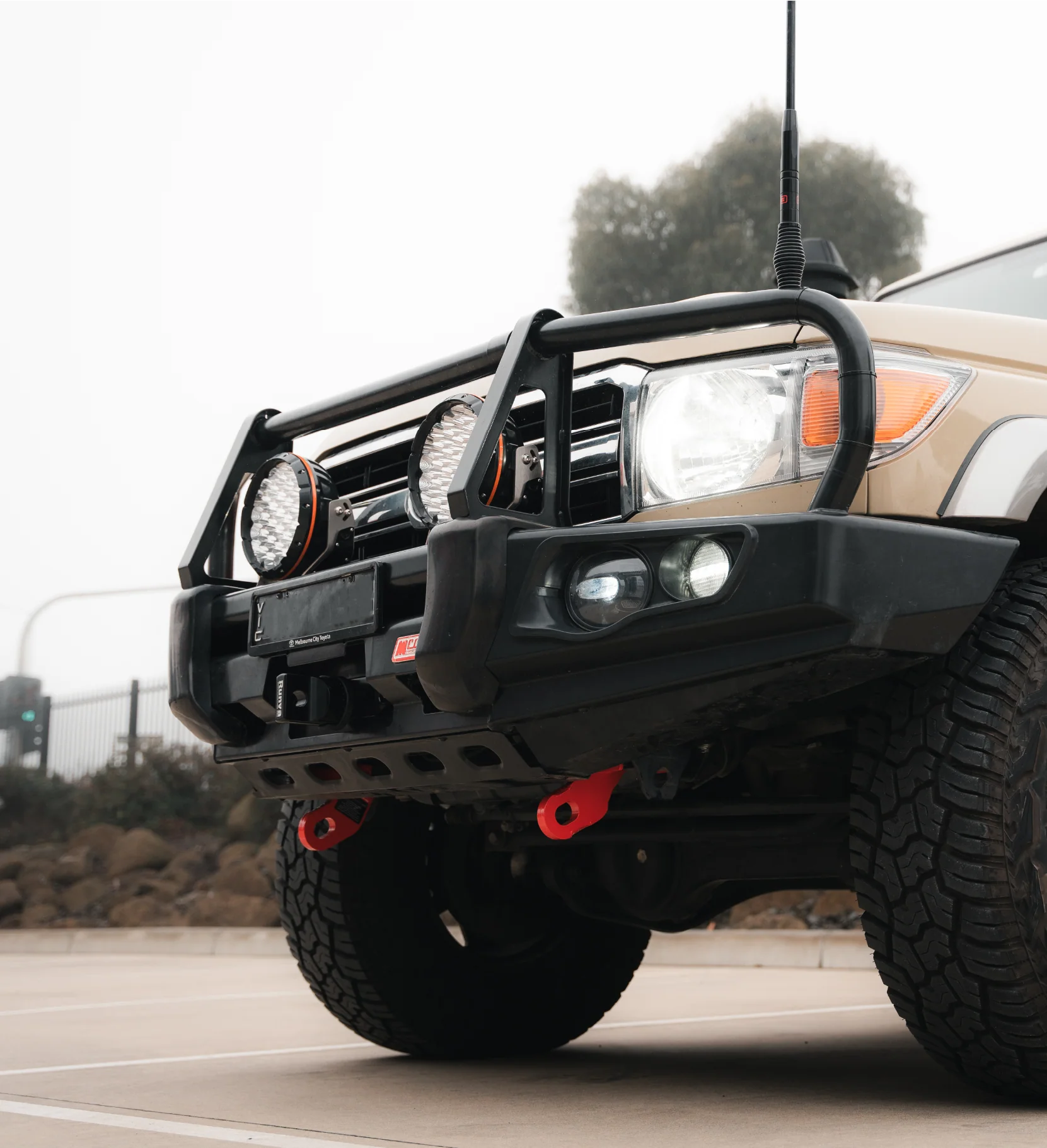 Land Cruiser 70 series 2007-Current Rated Recovery Points (Pair) Suitable with all MCC Bull Bars - Image 3