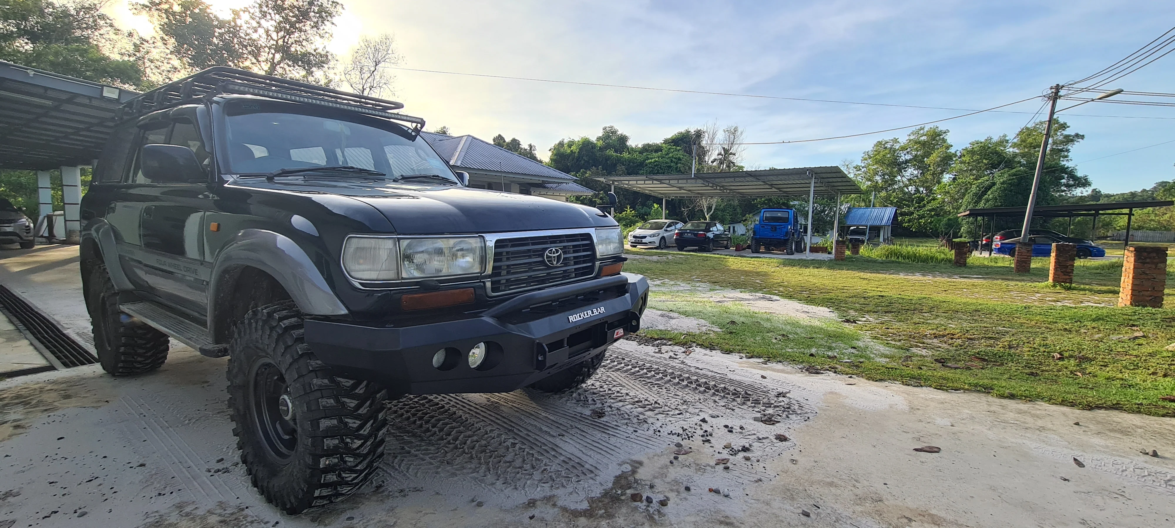 Land Cruiser 80 series 1990-1998 078-01SQL Rocker Bull Bar Single Low Loop Package - SKU MCC-01006-7801SQL - Image 2