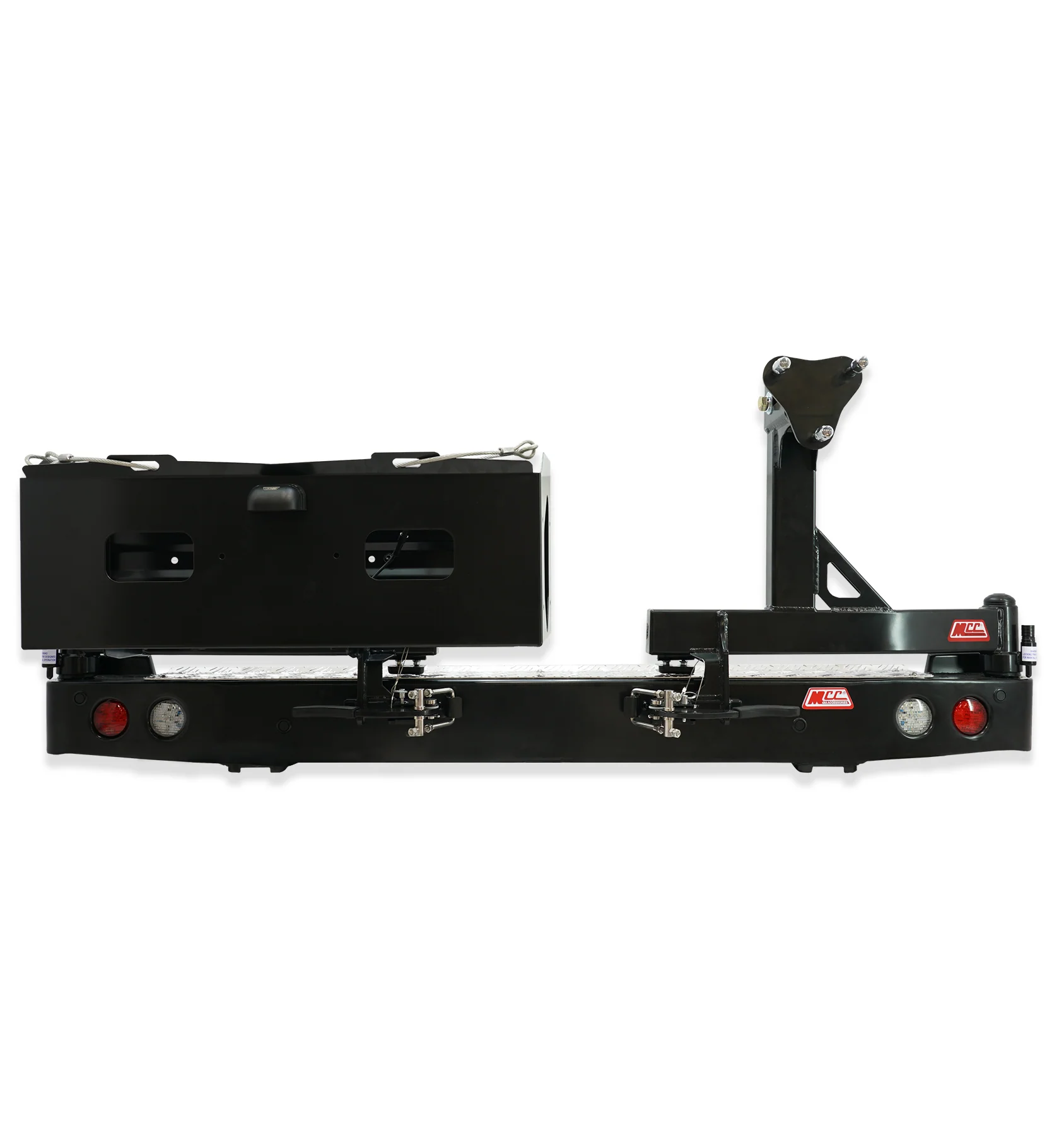 Land Cruiser 80 series 1990-1998 (GX or Non Flare) Wing 022-02 Rear Wheel Carrier Double Jerry Can Holder Package - SKU MCC-01006-202LPK3