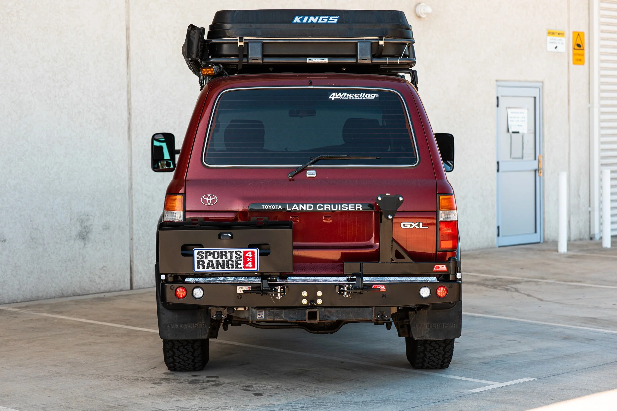 Land Cruiser 80 series 1990-1998 (GXL Model) 022-02 Rear Wheel Carrier Double Jerry Can Holder Package - SKU MCC-01006-202SPK3 - Image 4