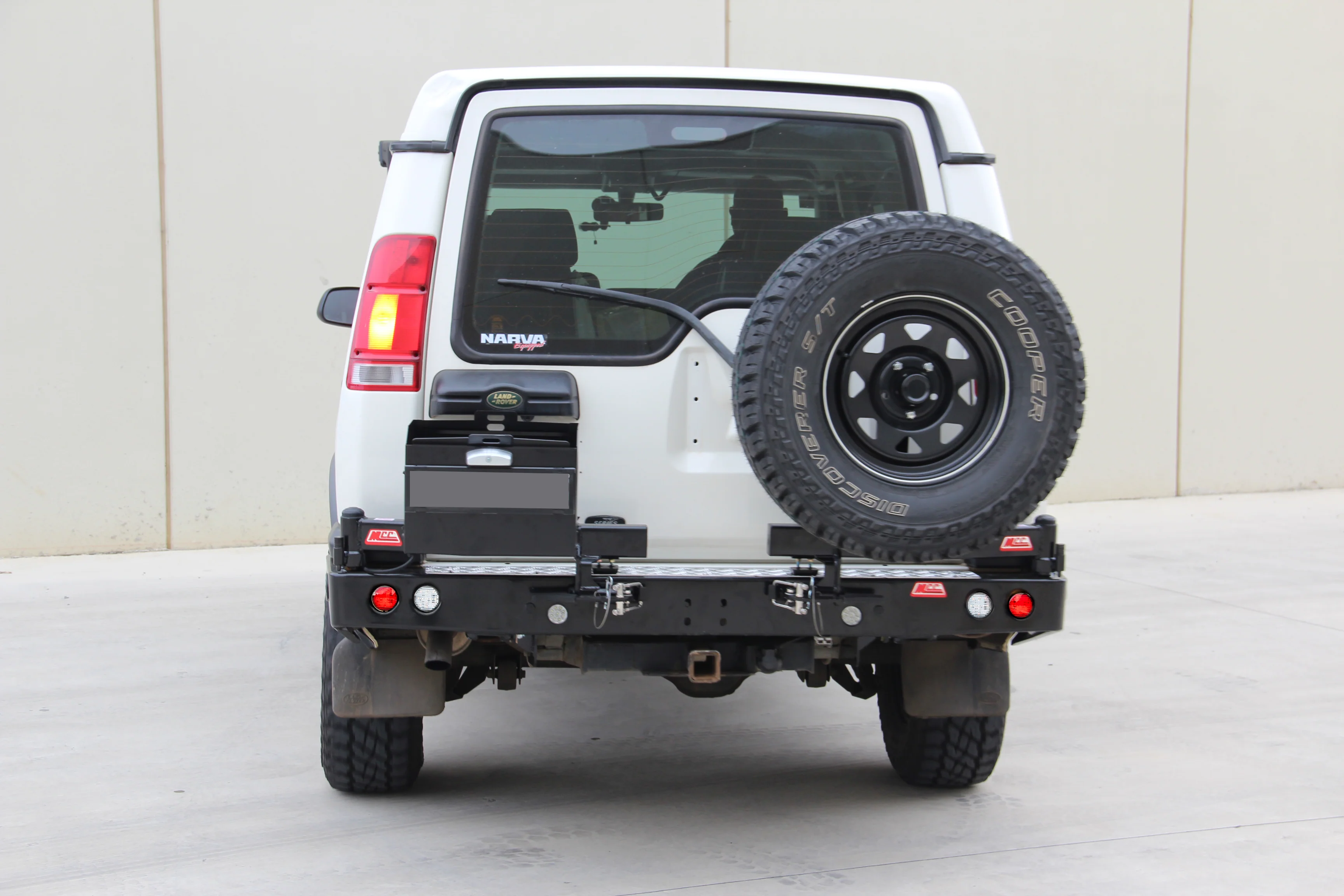 Discovery 2 1999-2004 022-02 Rear Wheel Carrier Single Jerry Can Holder Package - SKU MCC-09002-202PK2 - Image 2