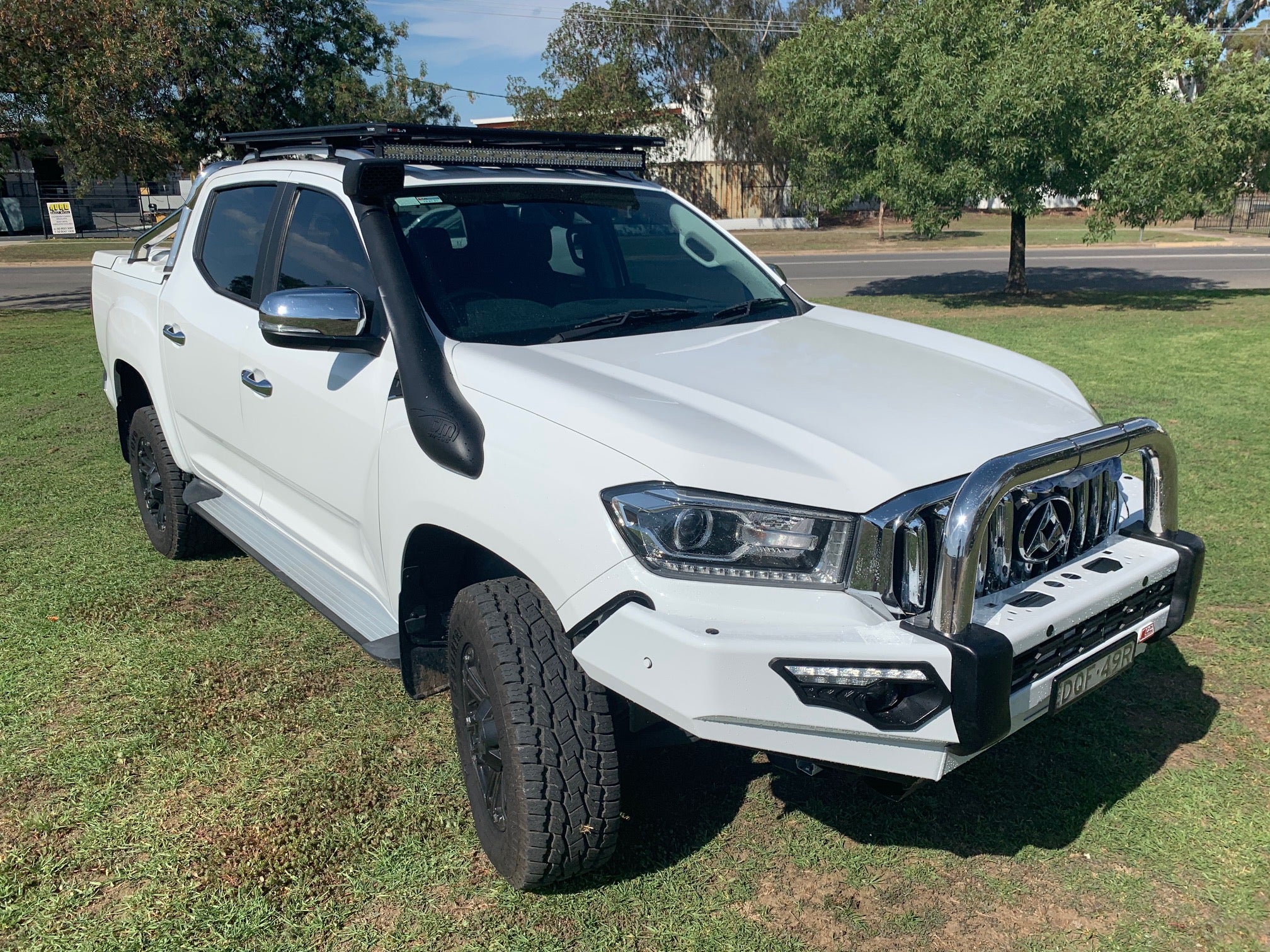 LDV T60 2018-2021 808-01 Phoenix Bull Bar Single Stainless Loop Package - SKU MCC-14001-801SSL - Image 3