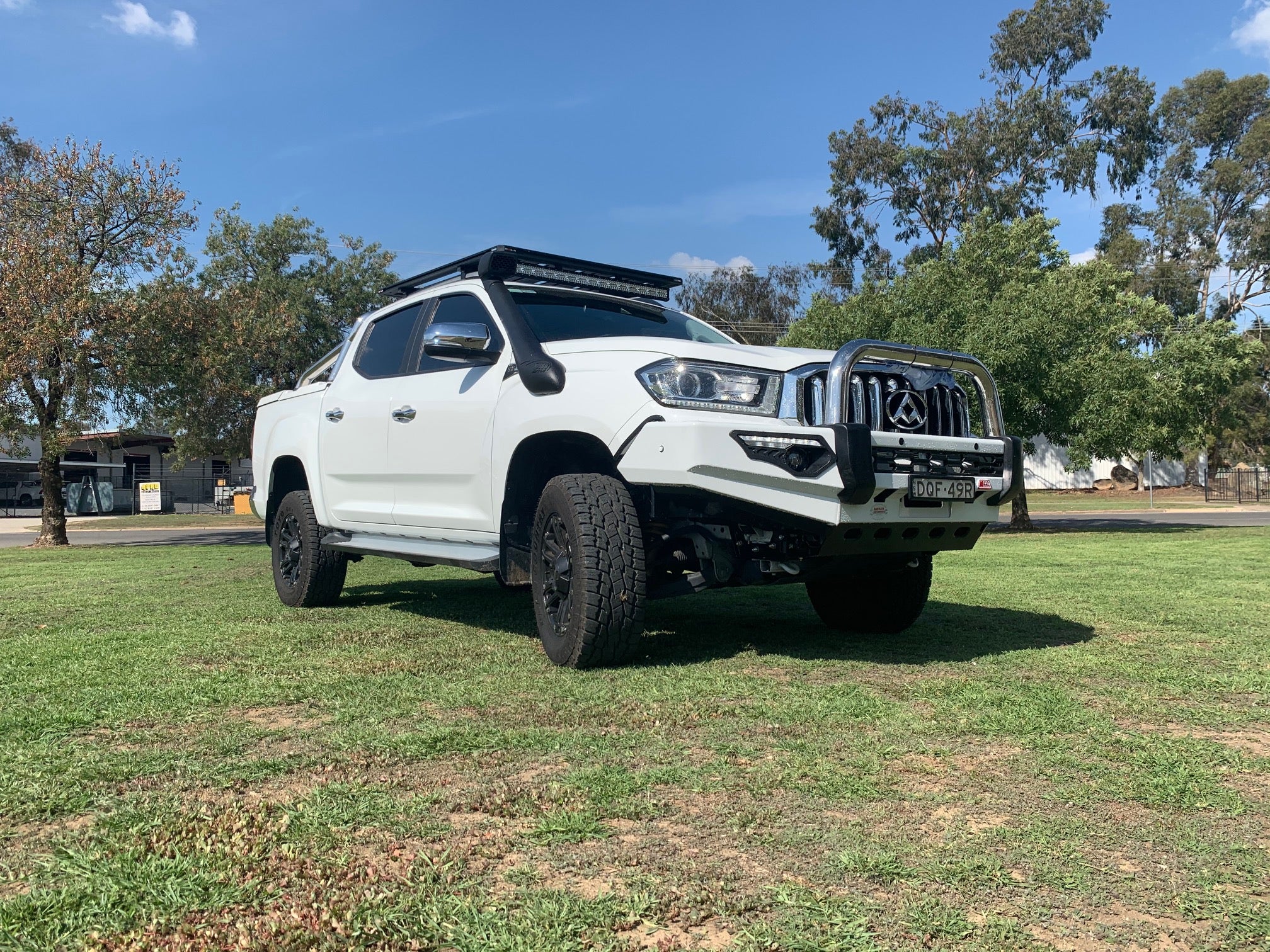 LDV T60 2018-2021 808-01 Phoenix Bull Bar Single Black Loop Package - SKU MCC-14001-801SBL - Image 6