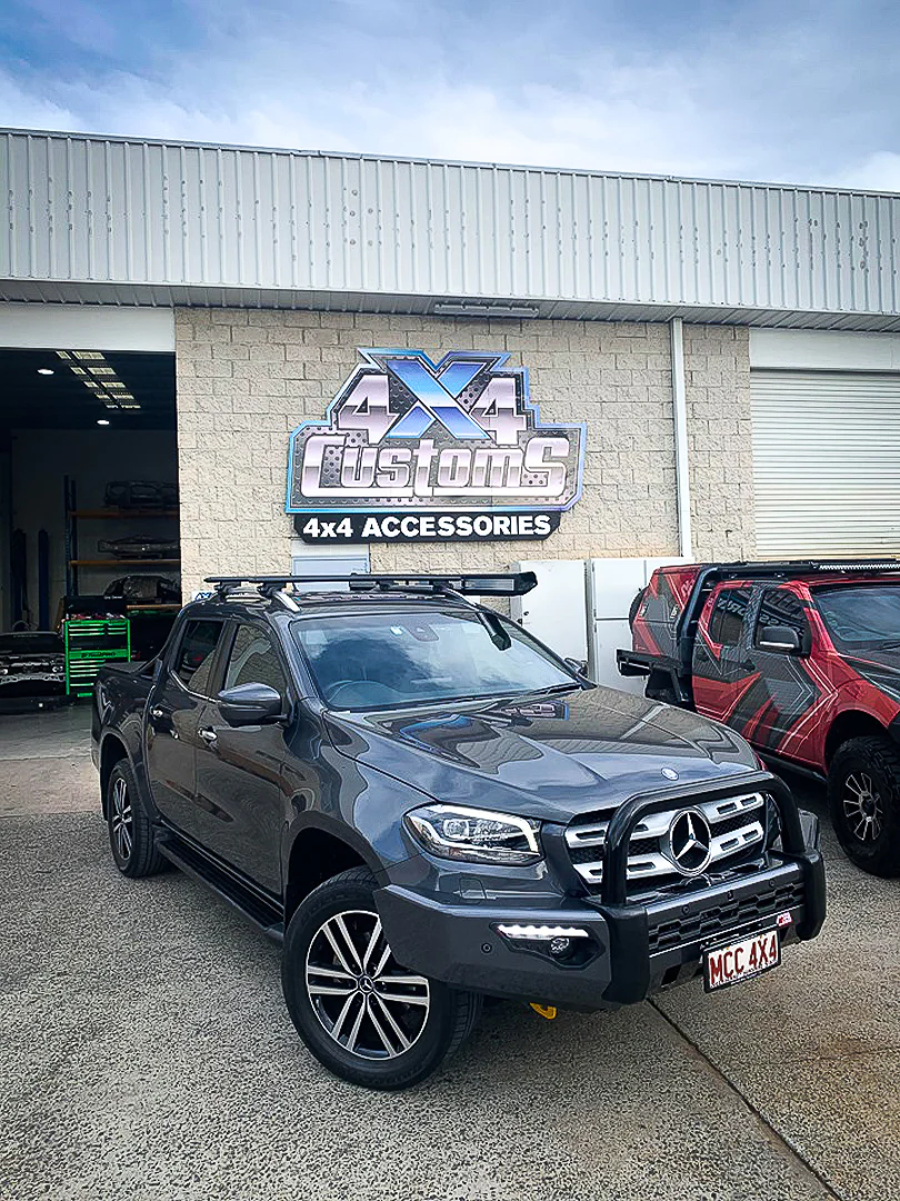 Mercedez Benz X Class 2019-Present 808-01 Phoenix Bull Bar Single Black Loop Package - SKU MCC-10001-801SBL - Image 2