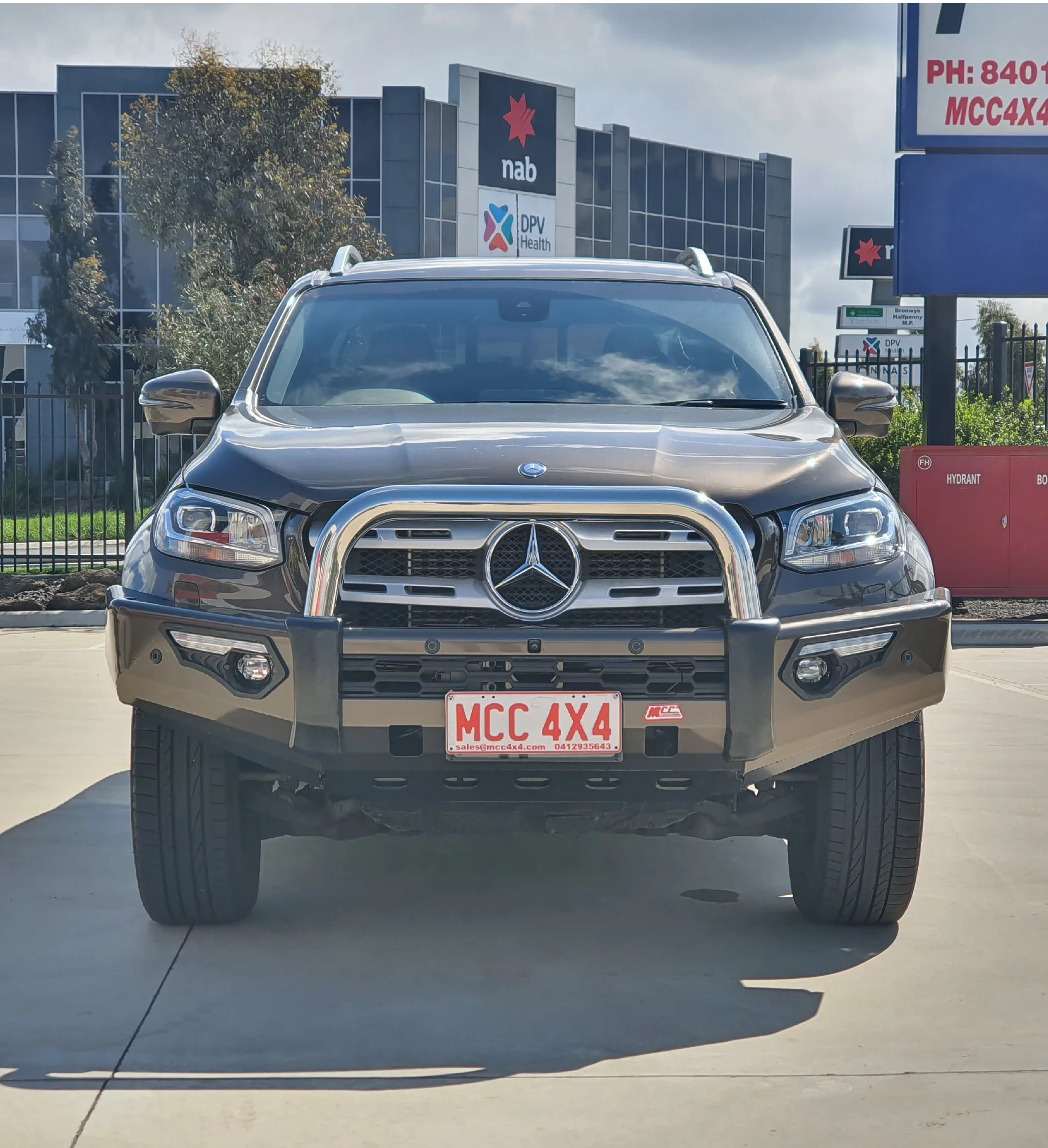 Mercedez Benz X Class 2019-Present 808-01 Phoenix Bull Bar Single Stainless Loop Package - SKU MCC-10001-801SSL - Image 3