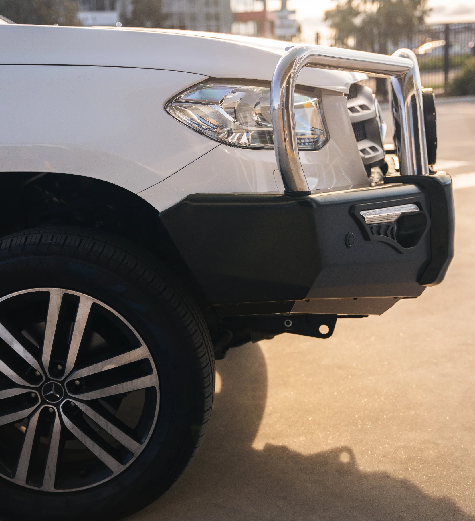 Mercedez Benz X Class 2019-Present 808-01 Phoenix Bull Bar Triple Stainless Loops Package - SKU MCC-10001-801 - Image 10