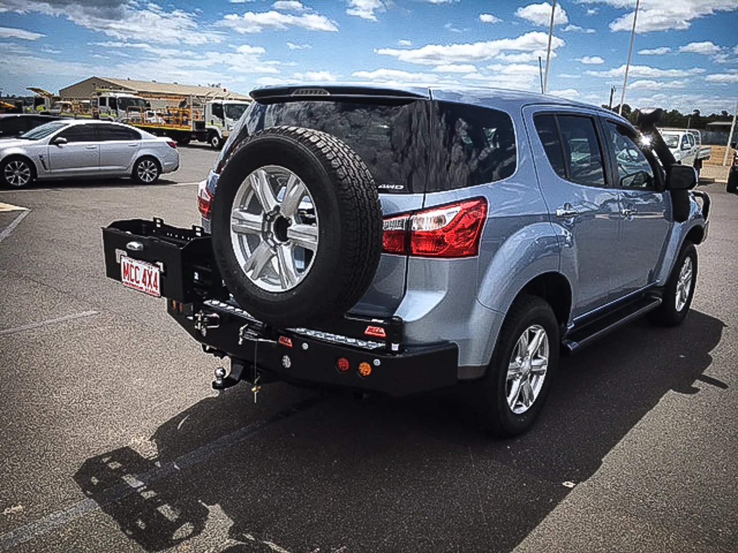 Mux/ Colorado Trail Blazer 2013-2019 022-02 Rear Wheel Carrier Double Jerry Can Holder Package - SKU MCC-08003-202PK3 - Image 2