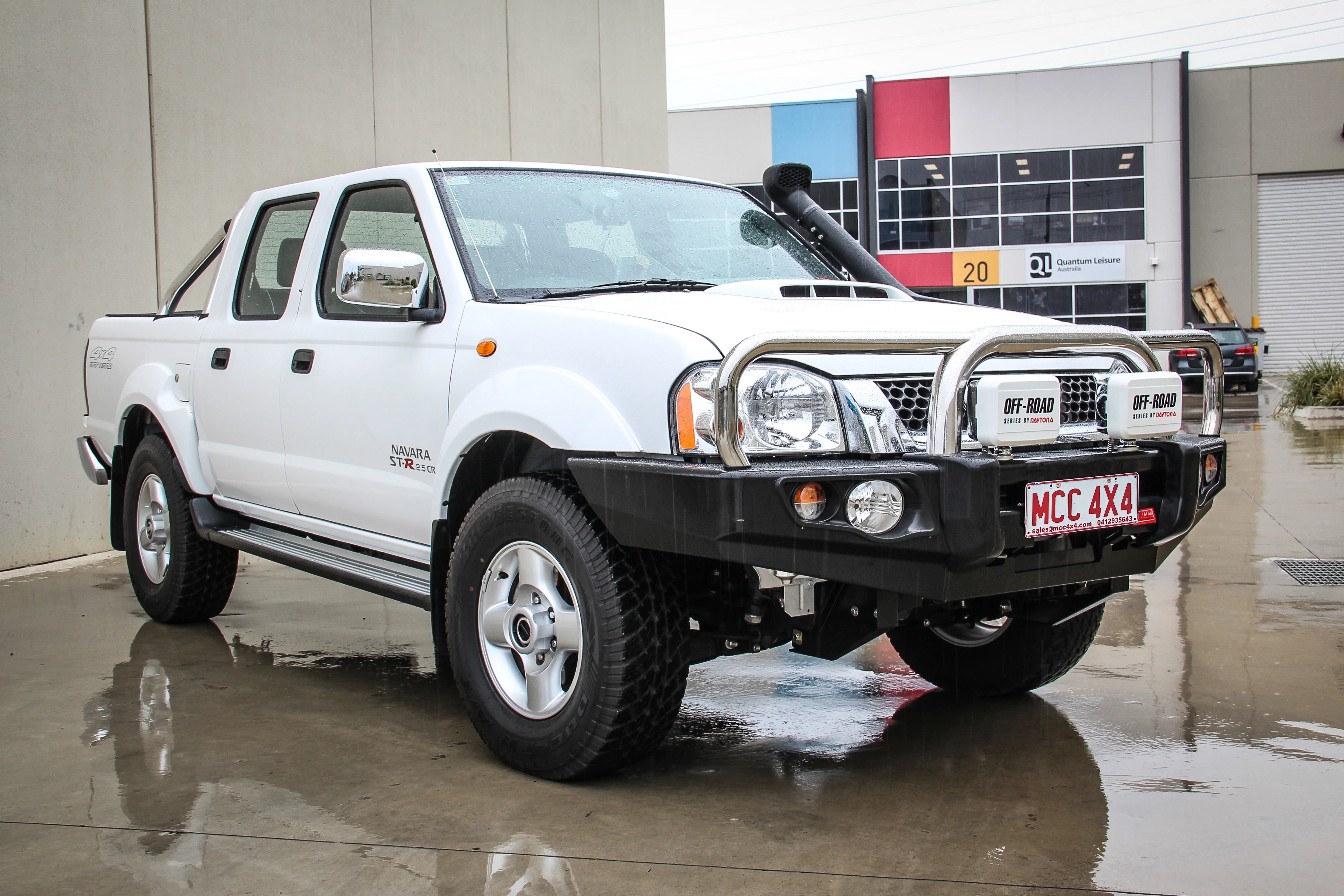 Navara D22 1997-2015 707-01 Falcon Bull Bar Triple Stainless Loops Package (No Foglight) - SKU MCC-03008-701UP - Image 2