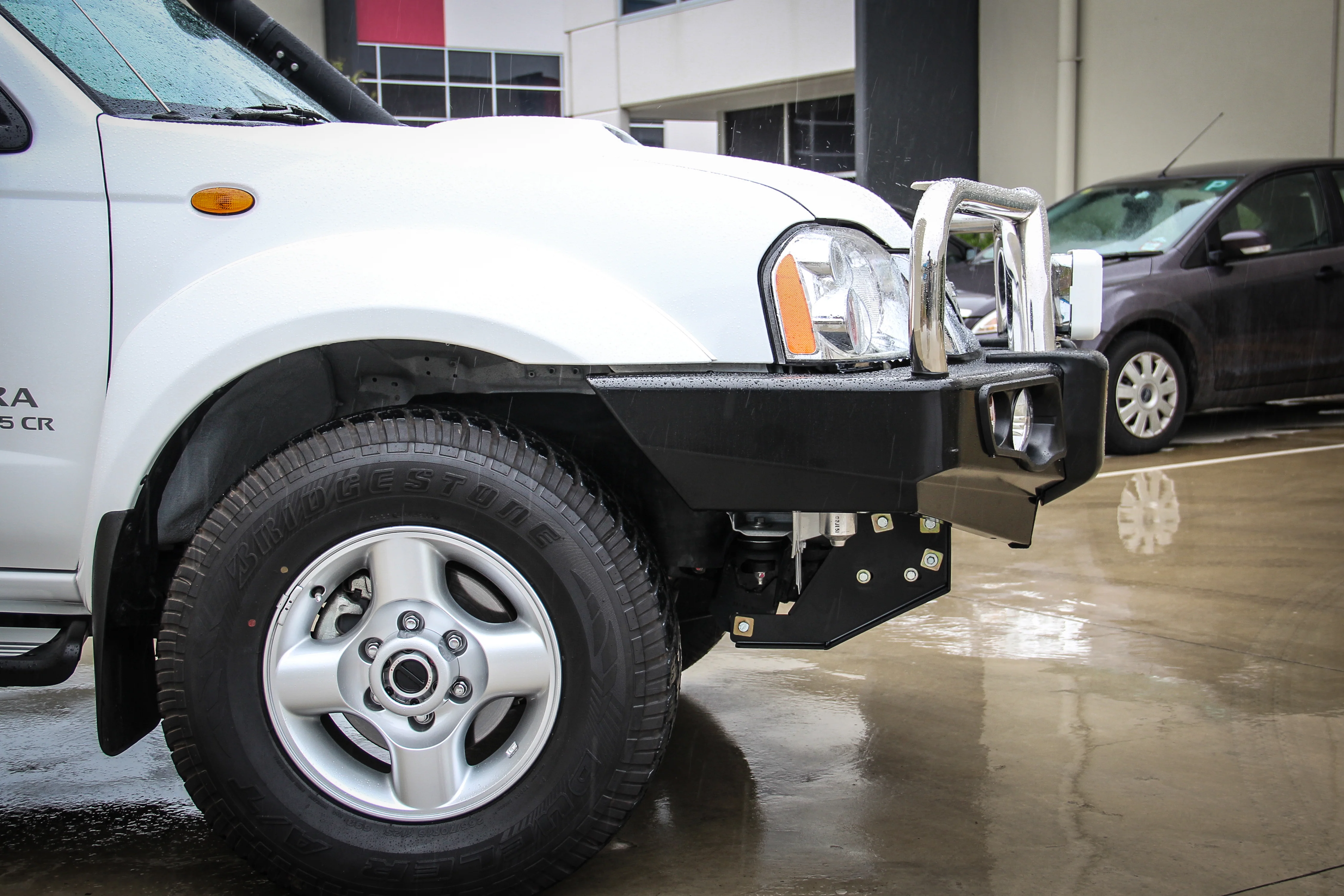 Navara D22 1997-2015 707-01 Falcon Bull Bar Triple Stainless Loops Package (No Foglight) - SKU MCC-03008-701UP - Image 5