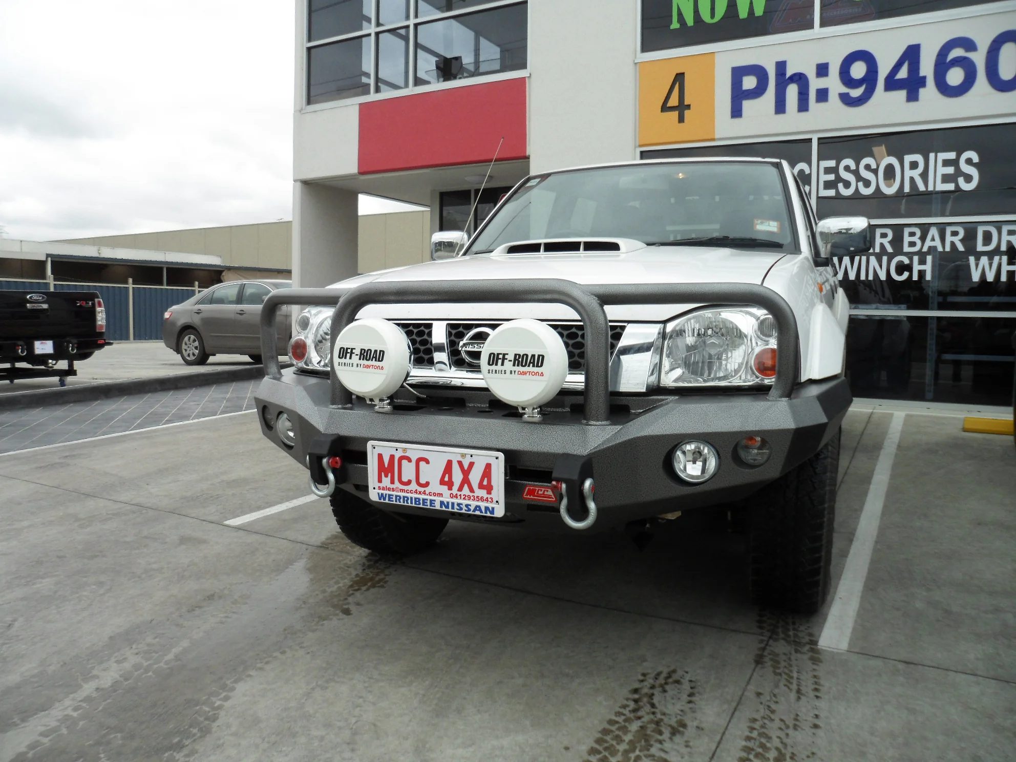 Navara D22 1997-2015 078-02SQ Rocker Bull Bar Triple Loops Package - SKU MCC-03008-7802SQ - Image 3