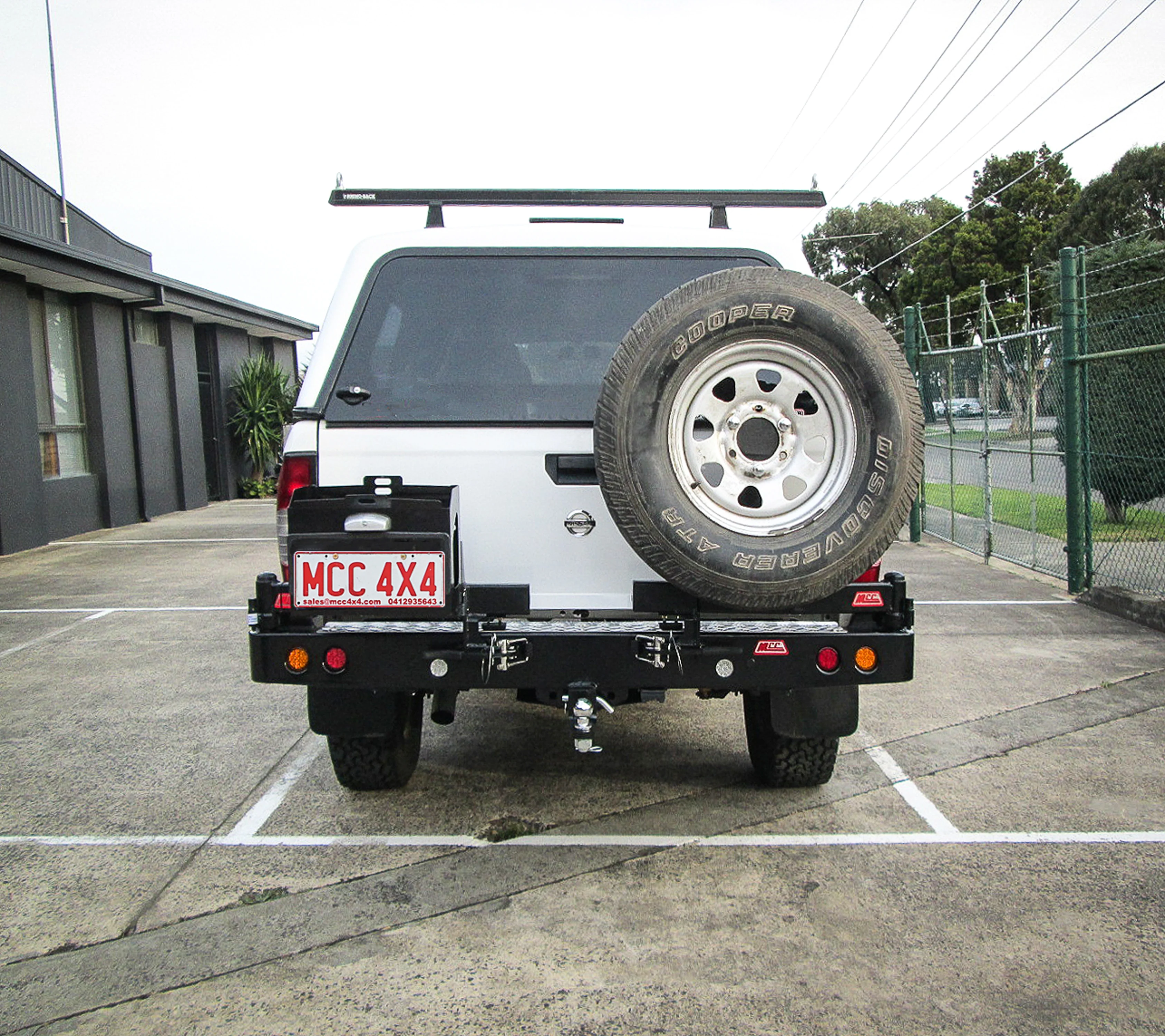 Navara D22 1997-2015 022-02 Rear Wheel Carrier Single Jerry Can Holder Package - SKU MCC-03008-202PK2 - Image 5