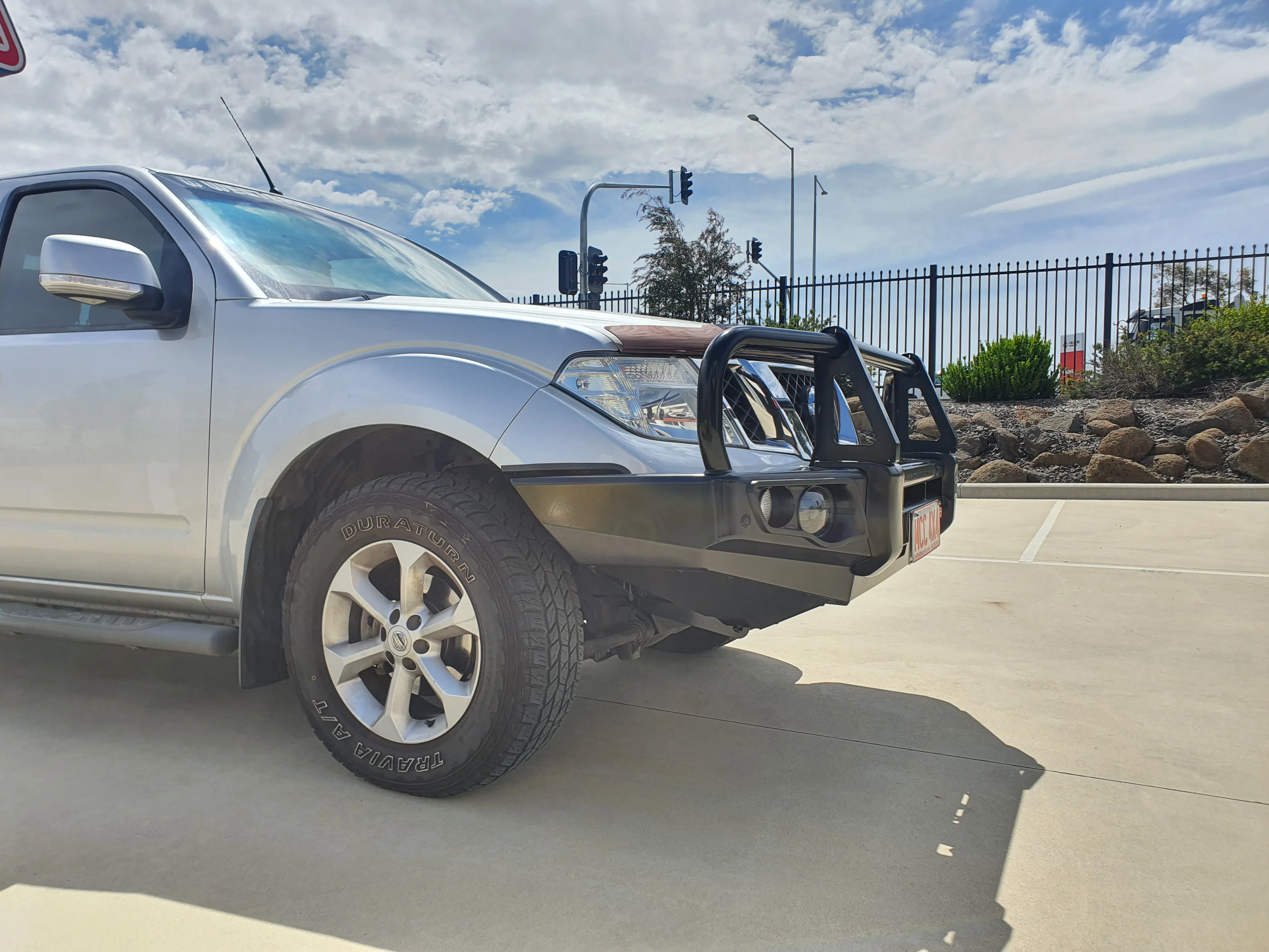 Navara D40 2005-2010 707-02 Falcon Bull Bar Black A-Frame Package (No Foglight) - SKU MCC-03006-702UP - Image 5