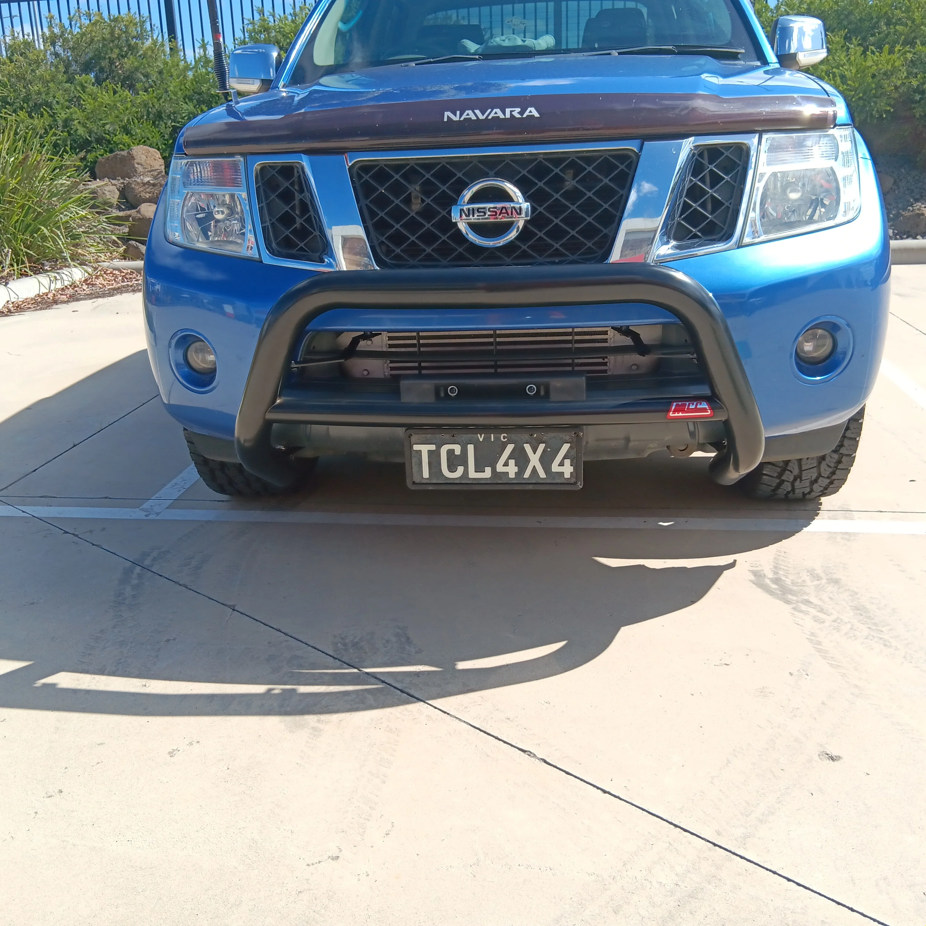 Navara D40 2011-2015 009 Low Nudge Bar Package (non sensors compatible) - SKU MCC-03007-009L - Image 3
