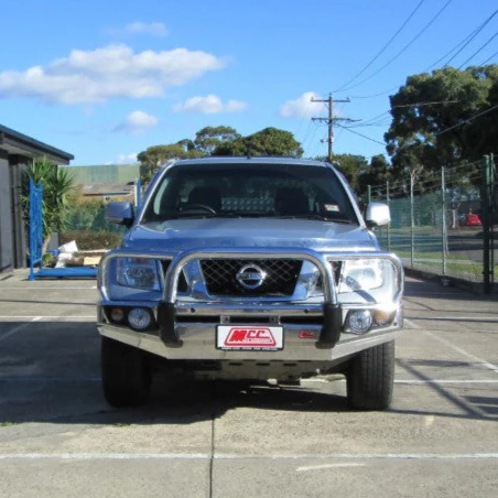 Navara D40 2011-2015 707-01A Alloy Falcon Bull Bar Triple Loops Package (LED Foglight) - SKU MCC-03007-701AW - Image 2