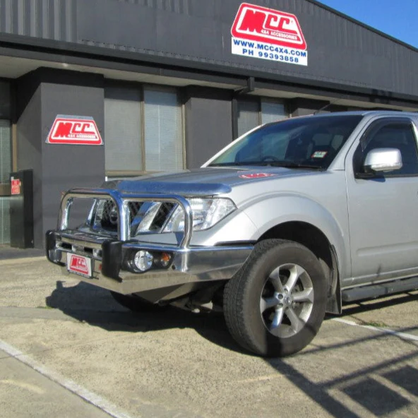 Navara D40 2011-2015 707-01A Alloy Falcon Bull Bar Triple Loops Package (LED Foglight) - SKU MCC-03007-701AW - Image 3