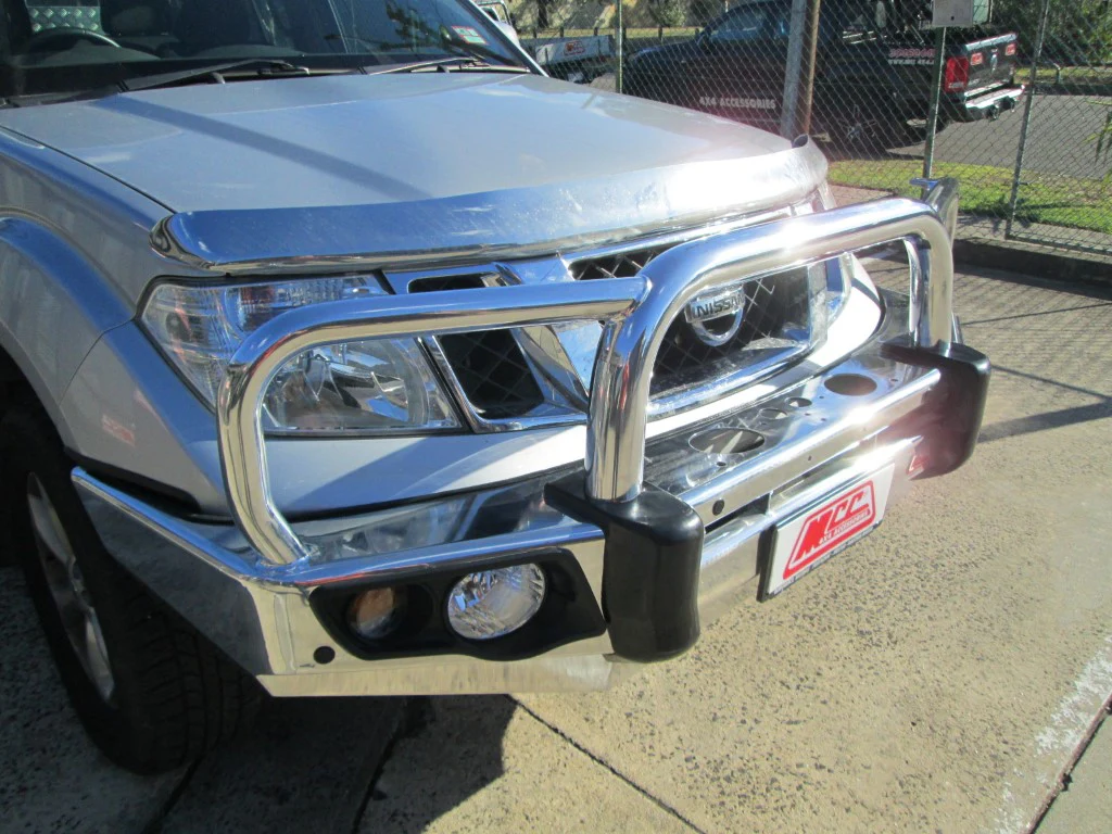 Navara D40 2011-2015 707-01A Alloy Falcon Bull Bar Triple Loops Package (LED Foglight) - SKU MCC-03007-701AW - Image 4