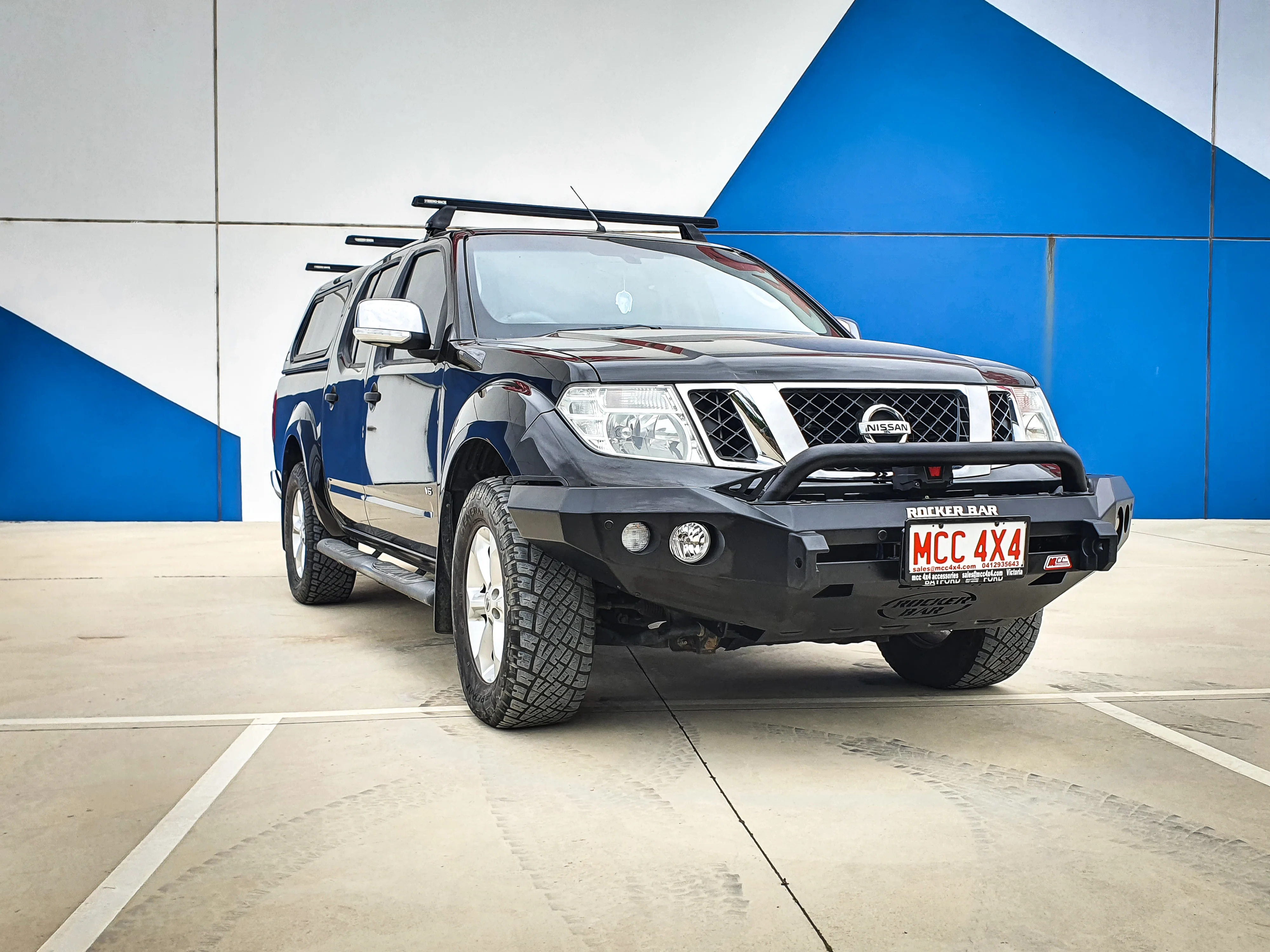Navara D40 2011-2015 078-01SQL Rocker Bull Bar Single Low Loop Package - SKU MCC-03007-7801SQL - Image 2