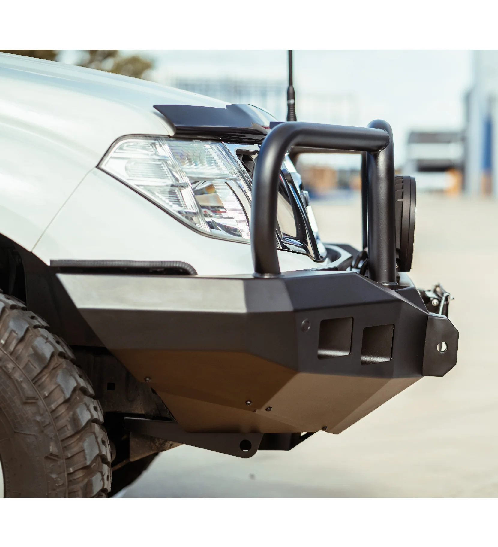 Navara D40 2011-2015 078-02SQ Rocker Bull Bar Triple Loops Package - SKU MCC-03007-7802SQ - Image 5