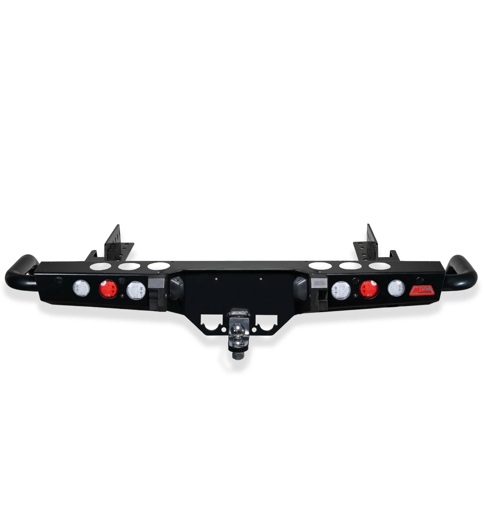 Navara D40 2005-2015 022-03 Jack Rear Bar with Light Kit Package - SKU MCC-03006-203L