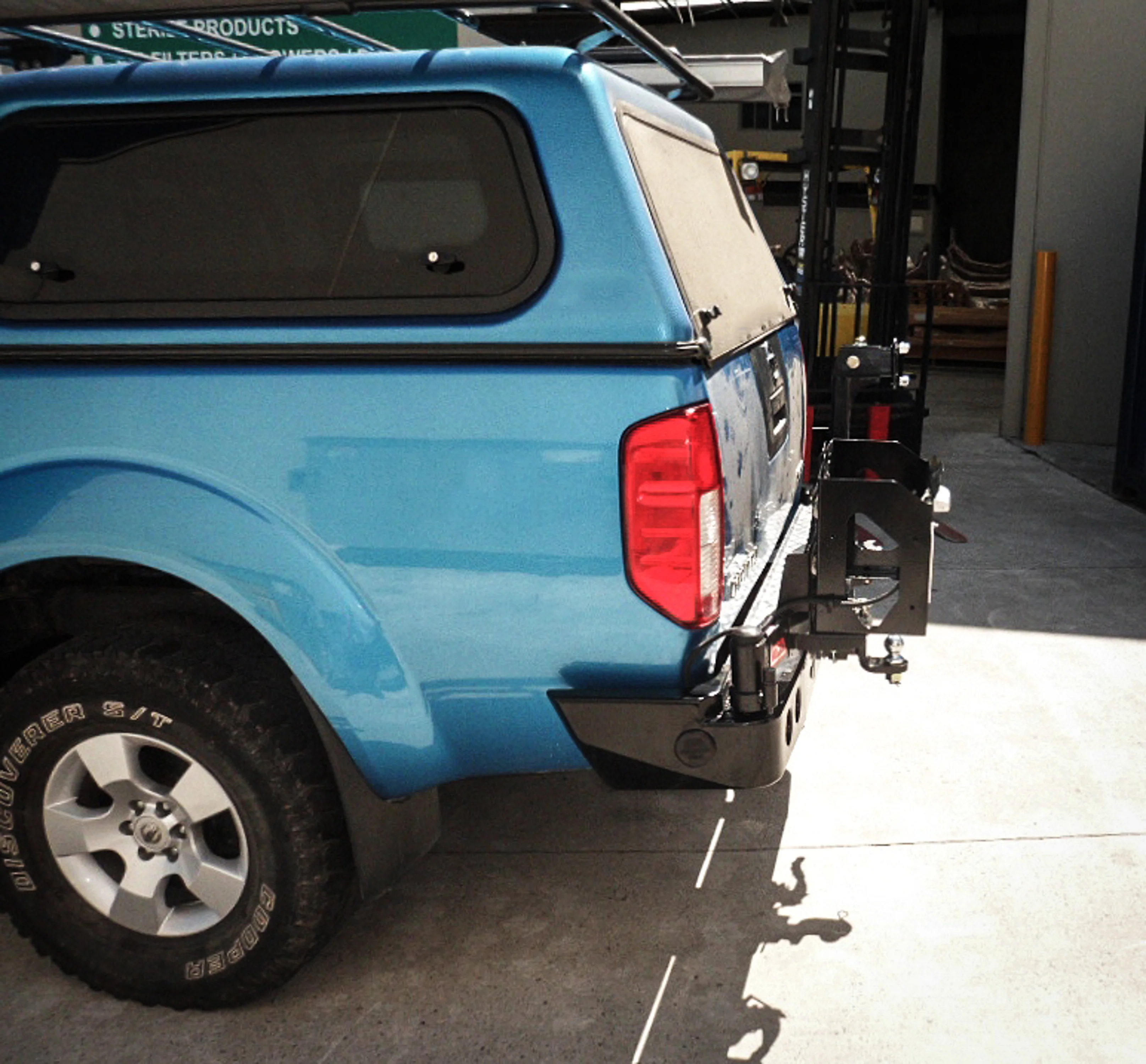 Navara D40 2005-2015 022-02 Rear Wheel Carrier Single Jerry Can Holder Package - SKU MCC-03006-202PK2 - Image 5