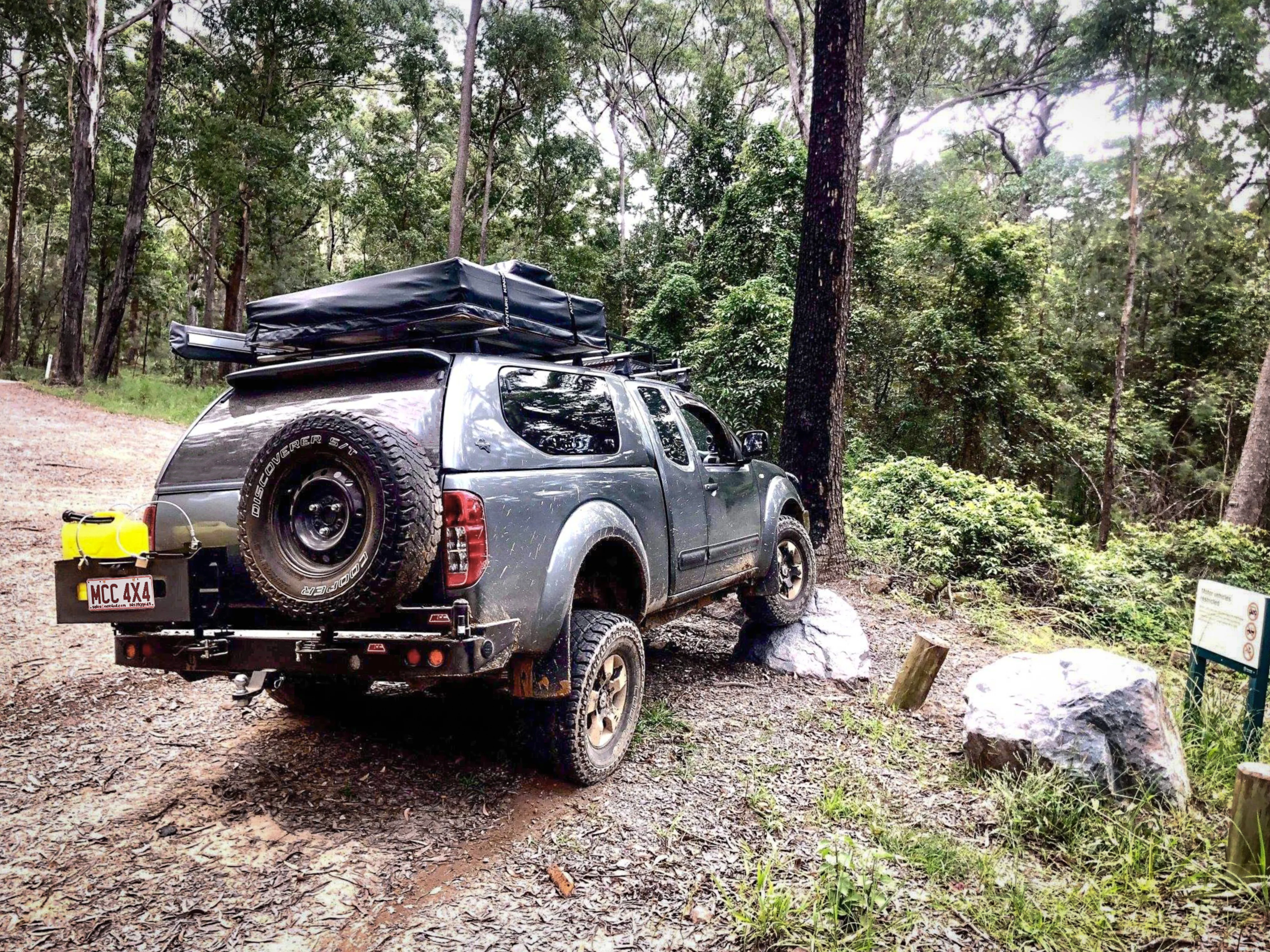 Navara D40 2005-2015 022-02 Rear Wheel Carrier Double Jerry Can Holder Package - SKU MCC-03006-202PK3 - Image 3