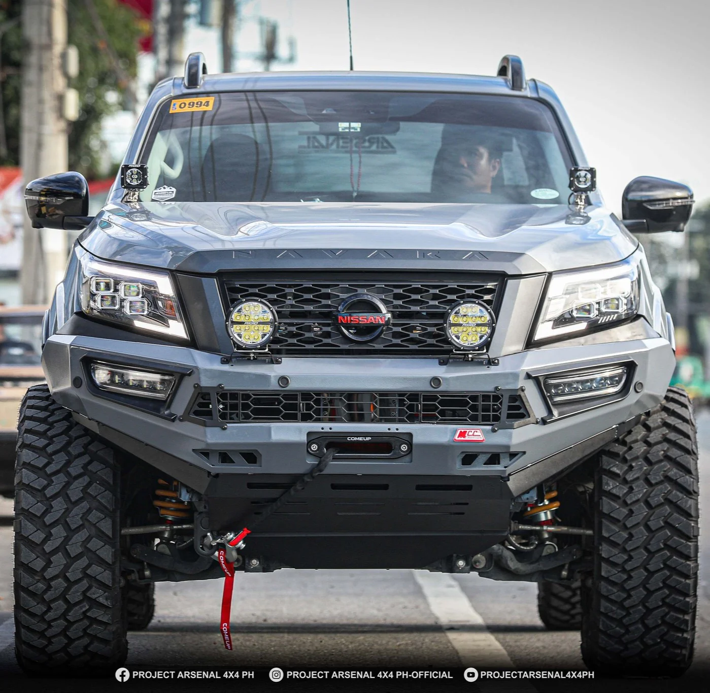 Navara NP300 2015-2020 909-01 Alloy Pegasus Bull Bar Bumper Replacement Package - SKU MCC-03013-901 - Image 3