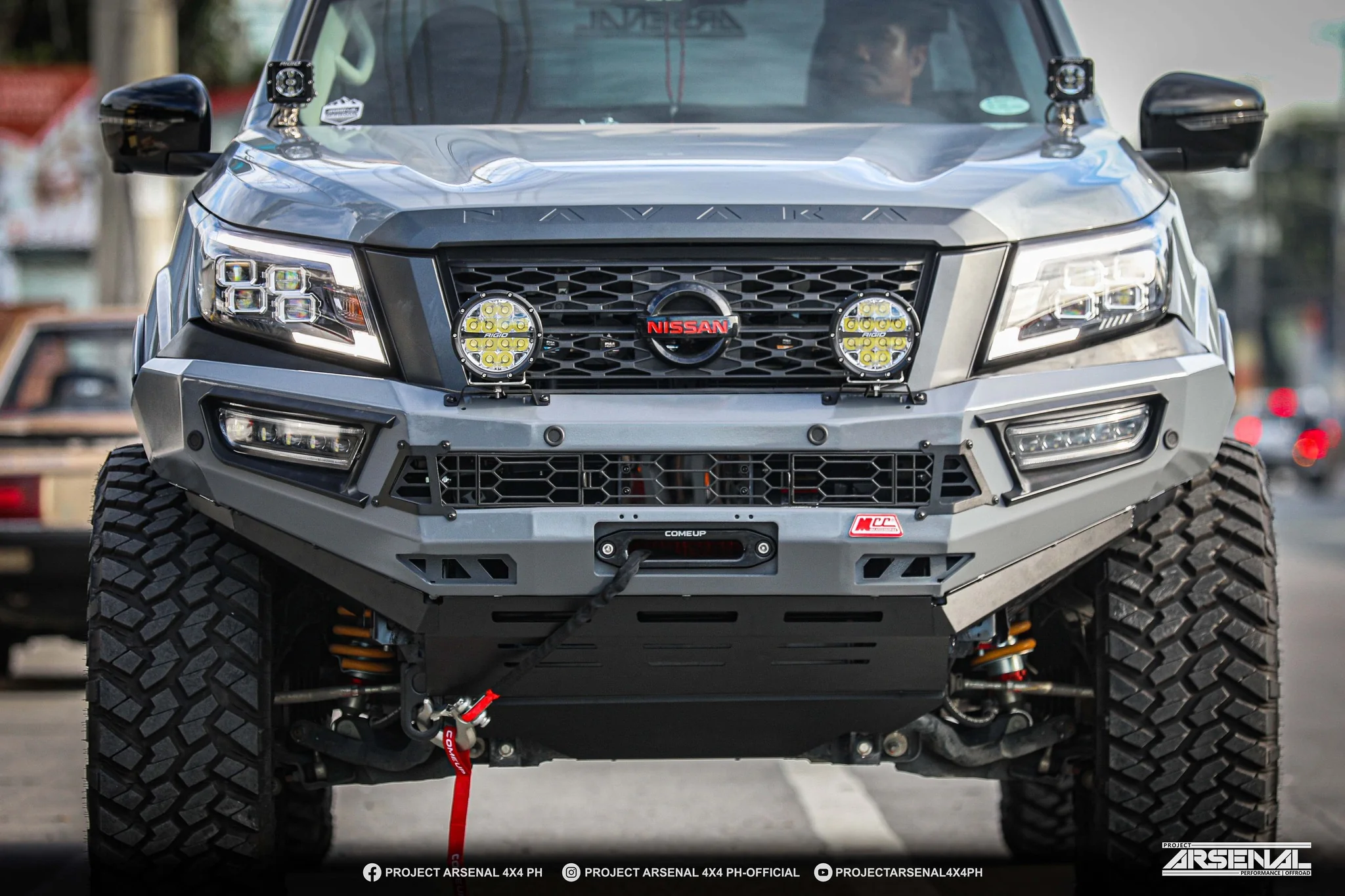 Navara NP300 2015-2020 909-01 Alloy Pegasus Bull Bar Bumper Replacement Package - SKU MCC-03013-901 - Image 5