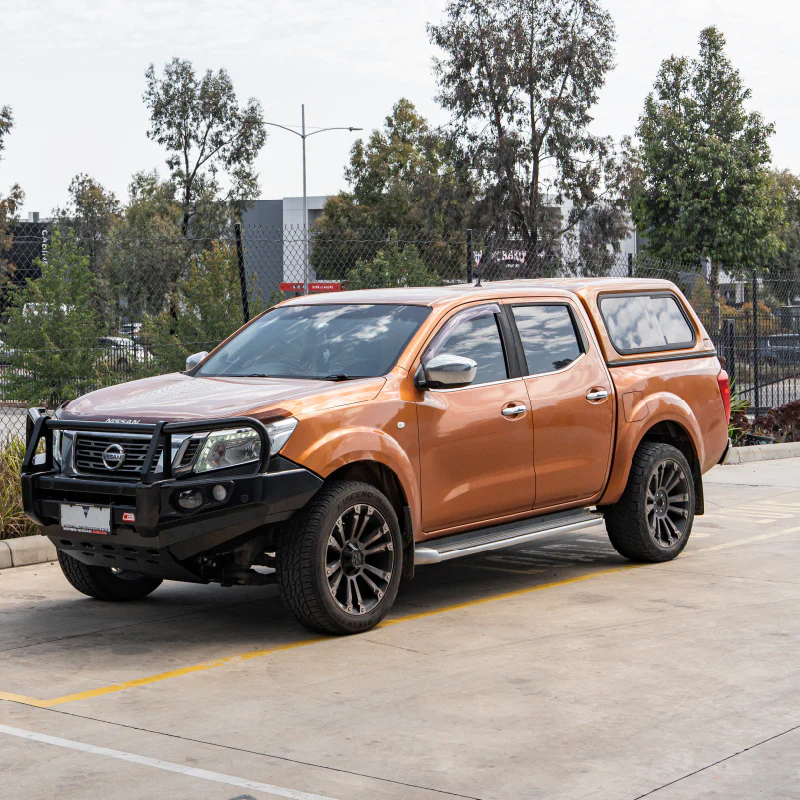 Navara NP300 2015-2020 707-02 Falcon Bull Bar Black A-Frame Package (LED Foglight) - SKU MCC-03013-702FOGUP - Image 4