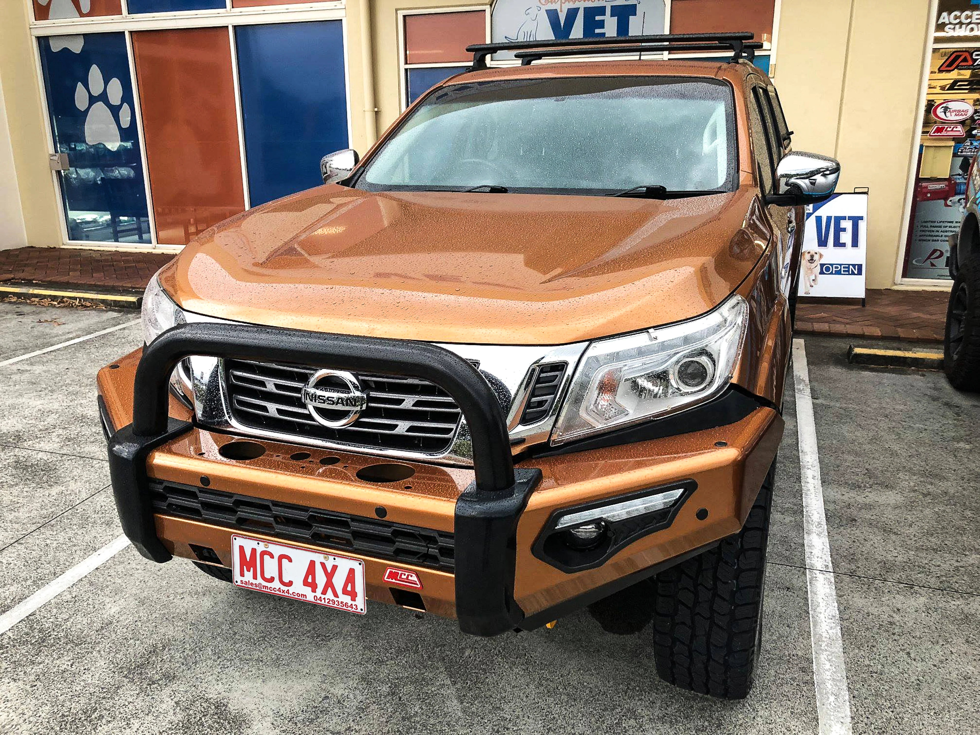 Navara NP300 2015-2020 808-01 Phoenix Bull Bar Single Black Loop Package - SKU MCC-03013-801SBL - Image 4