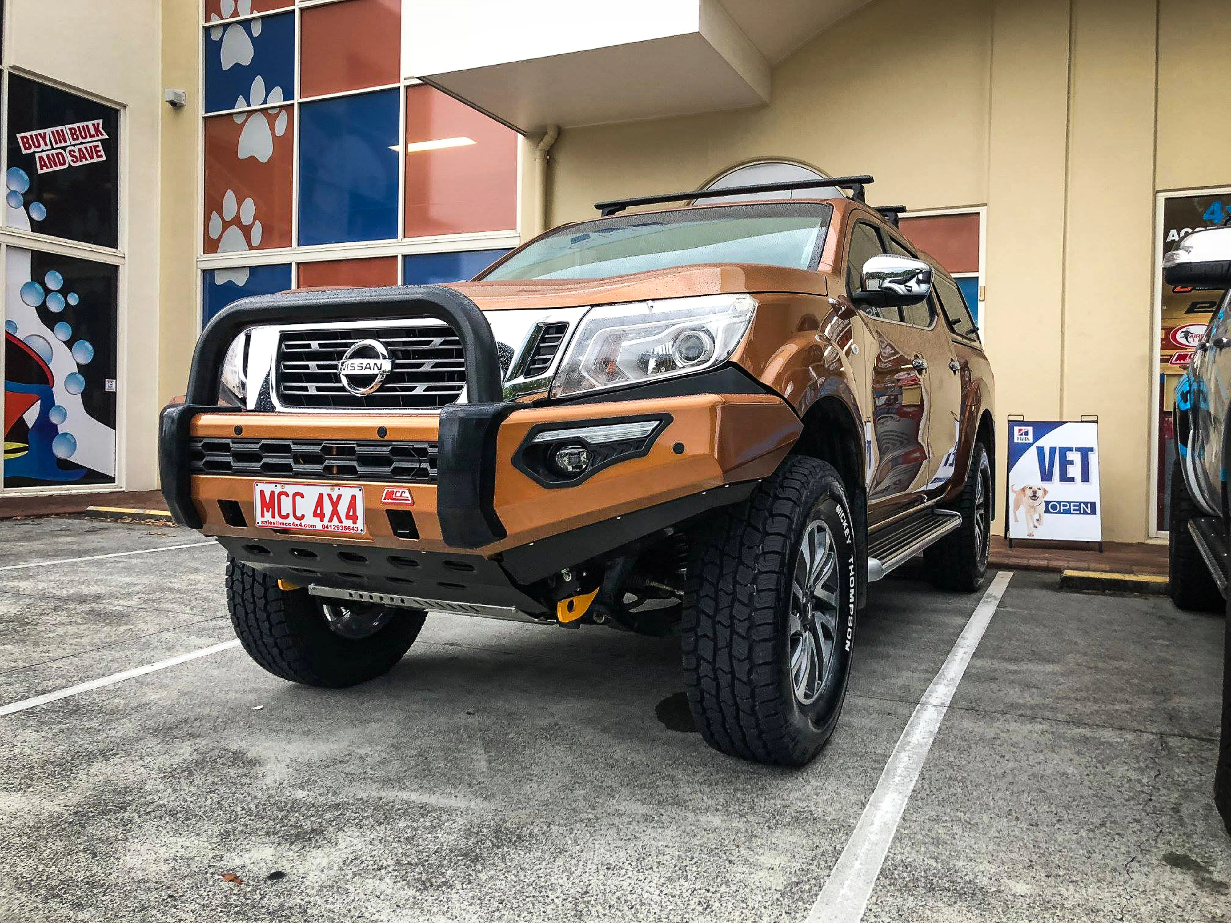 Navara NP300 2015-2020 808-01 Phoenix Bull Bar Single Black Loop Package - SKU MCC-03013-801SBL - Image 5