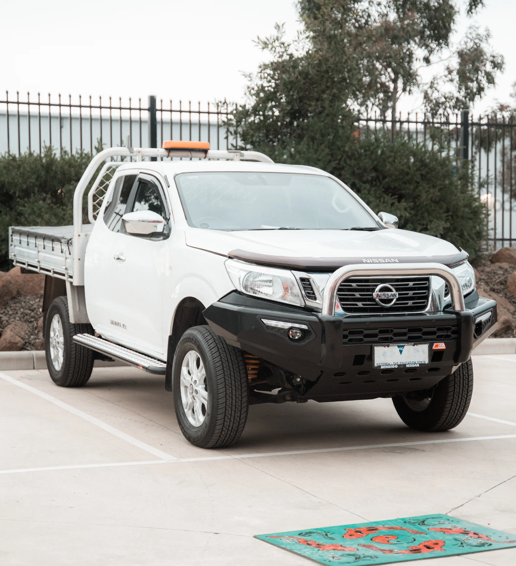 Navara NP300 2015-2020 808-01 Phoenix Bull Bar Single Stainless Loop Package - SKU MCC-03013-801SSL - Image 2
