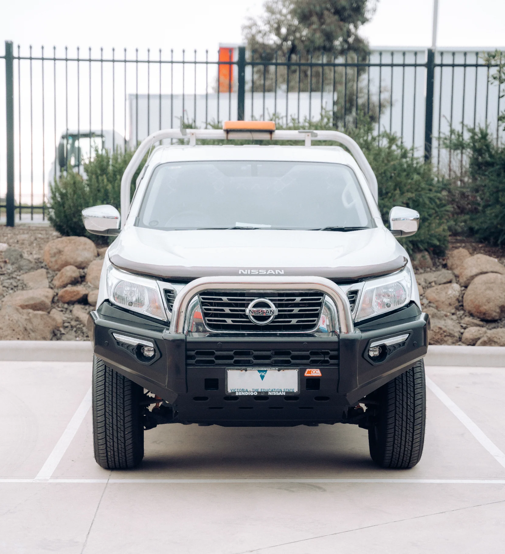 Navara NP300 2015-2020 808-01 Phoenix Bull Bar Single Stainless Loop Package - SKU MCC-03013-801SSL - Image 3