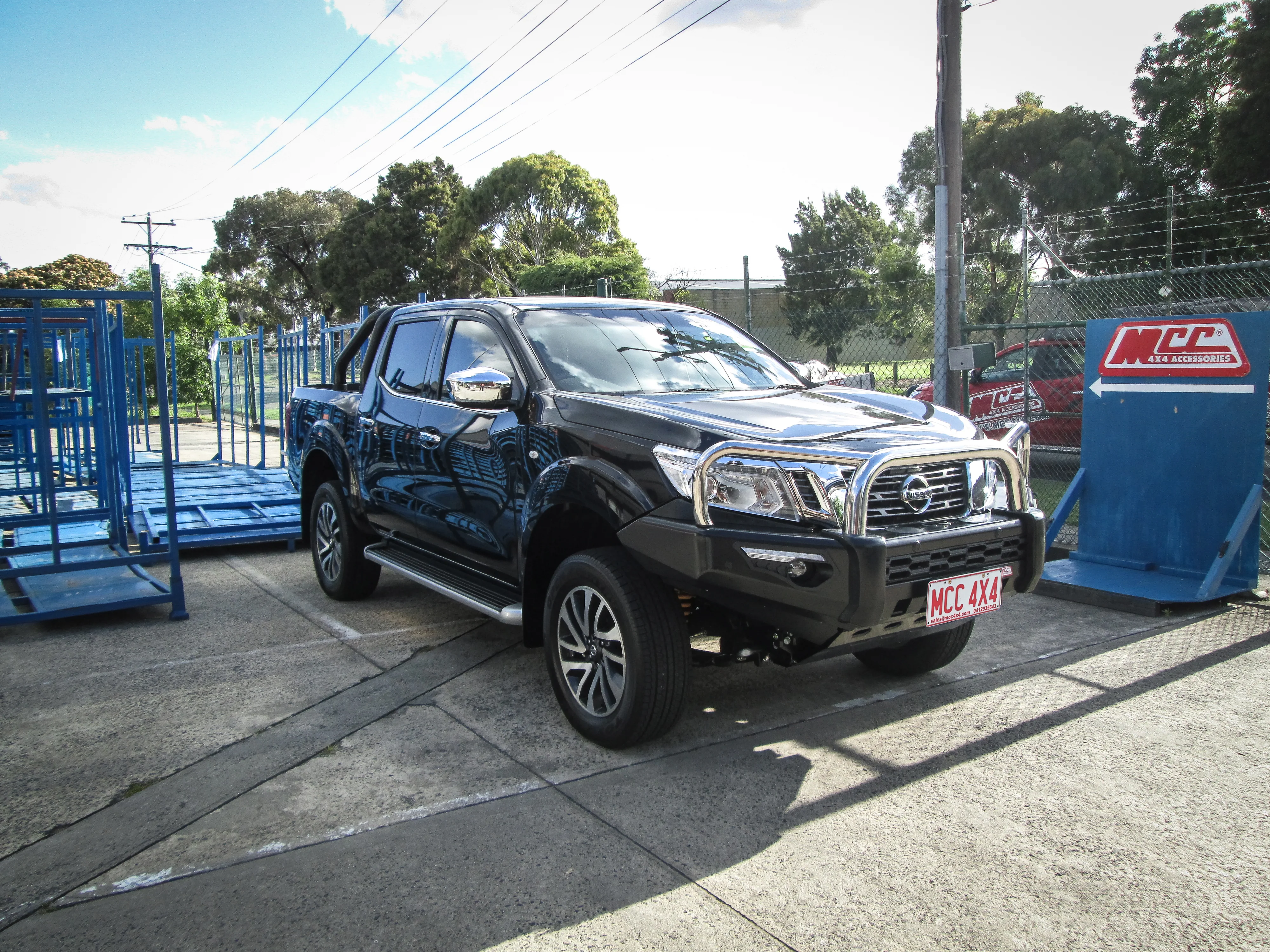 Navara NP300 2015-2020 808-01 Phoenix Bull Bar Triple Stainless Loops Package - SKU MCC-03013-801 - Image 2